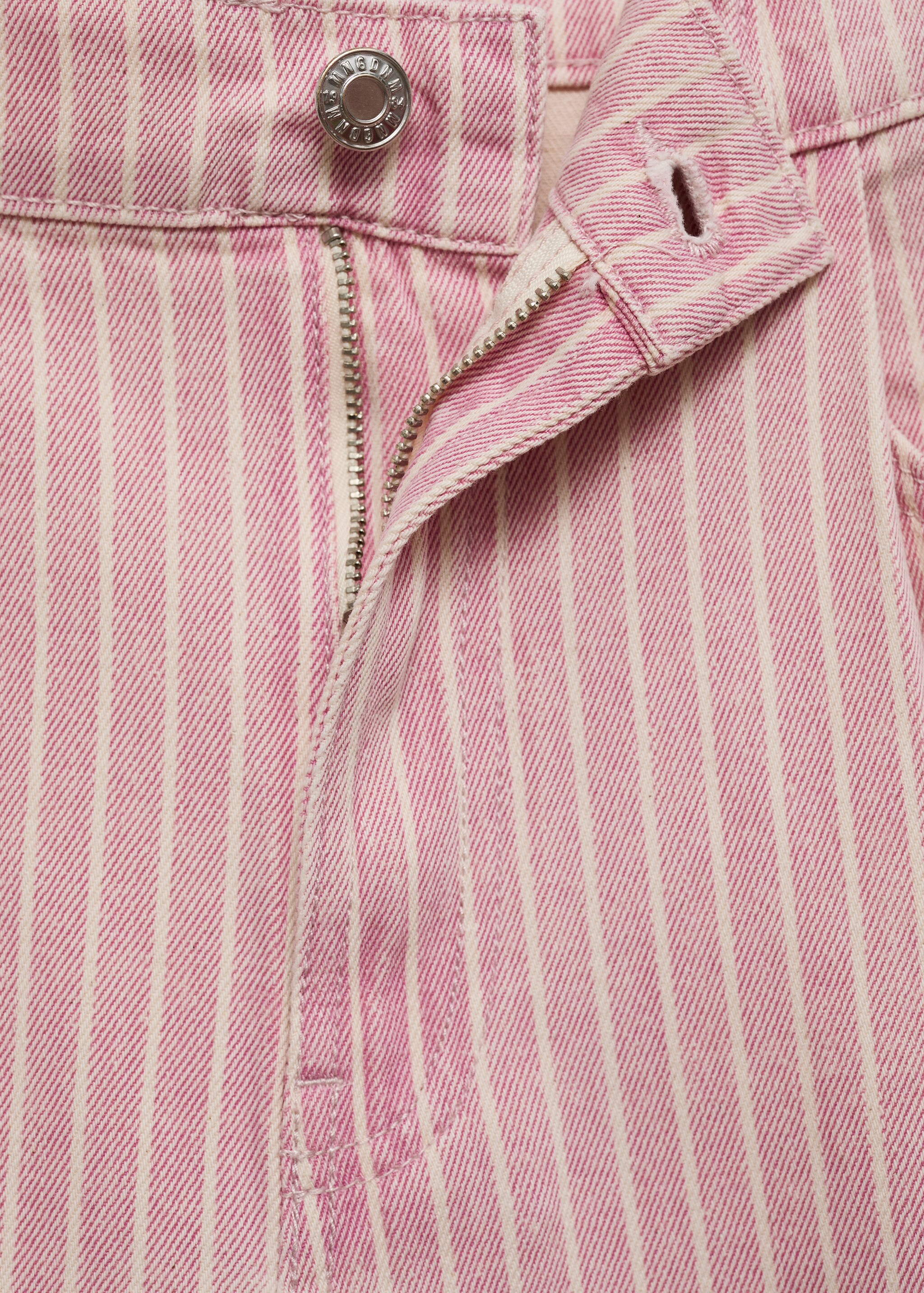 Striped denim shorts - Details of the article 8