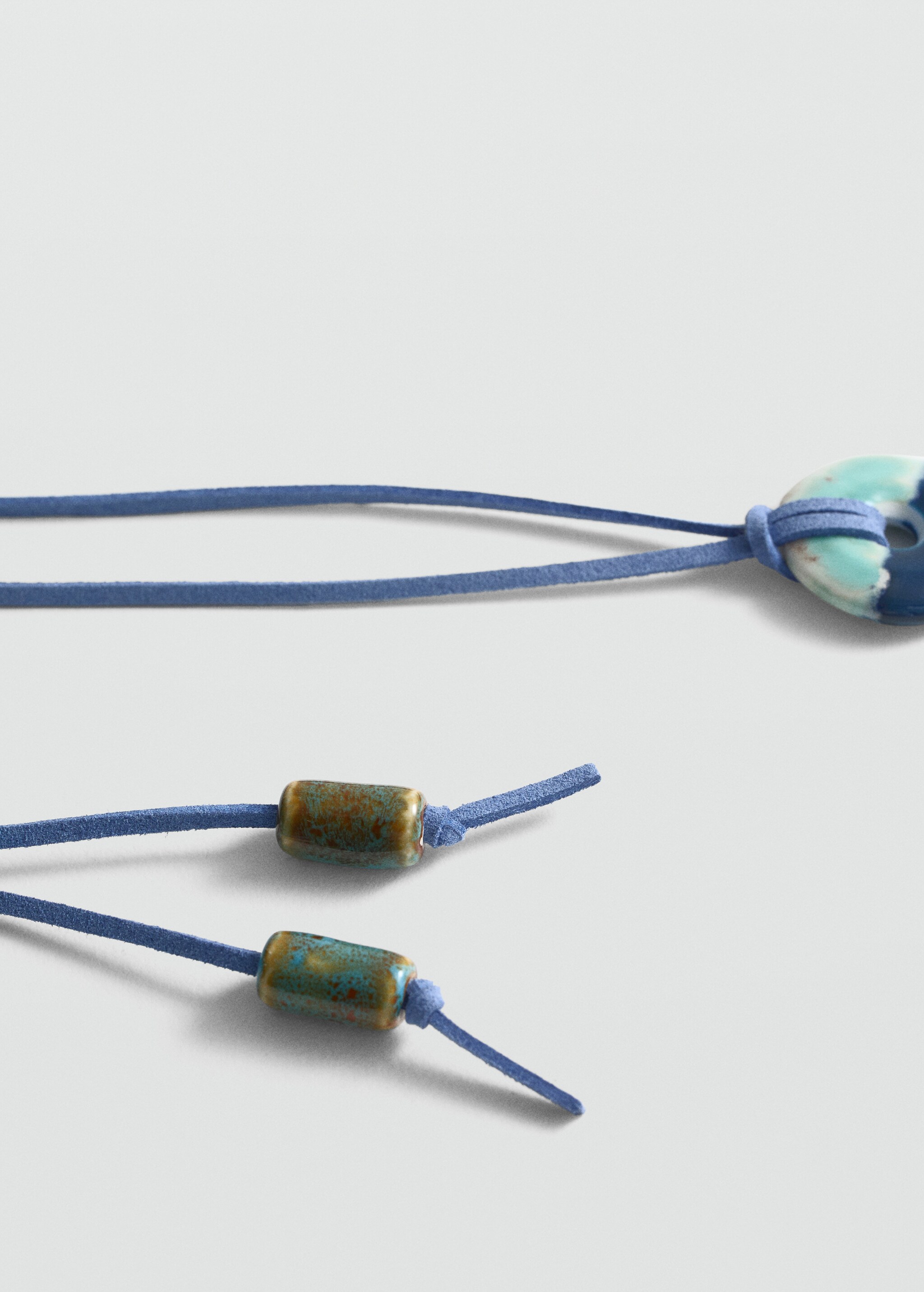 Pendant cord necklace - Details of the article 1