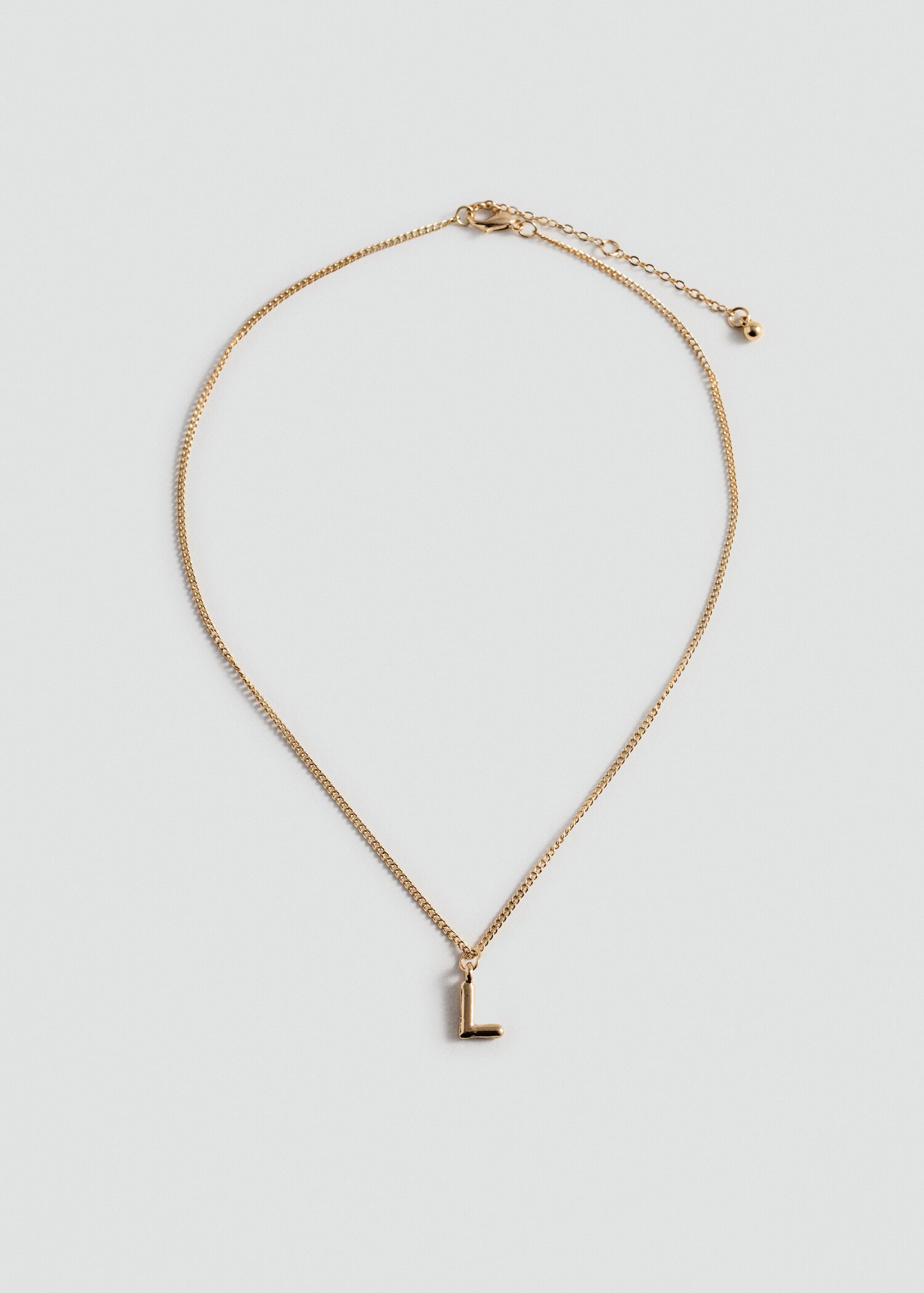 Collier pendentif lettre - Article sans modèle