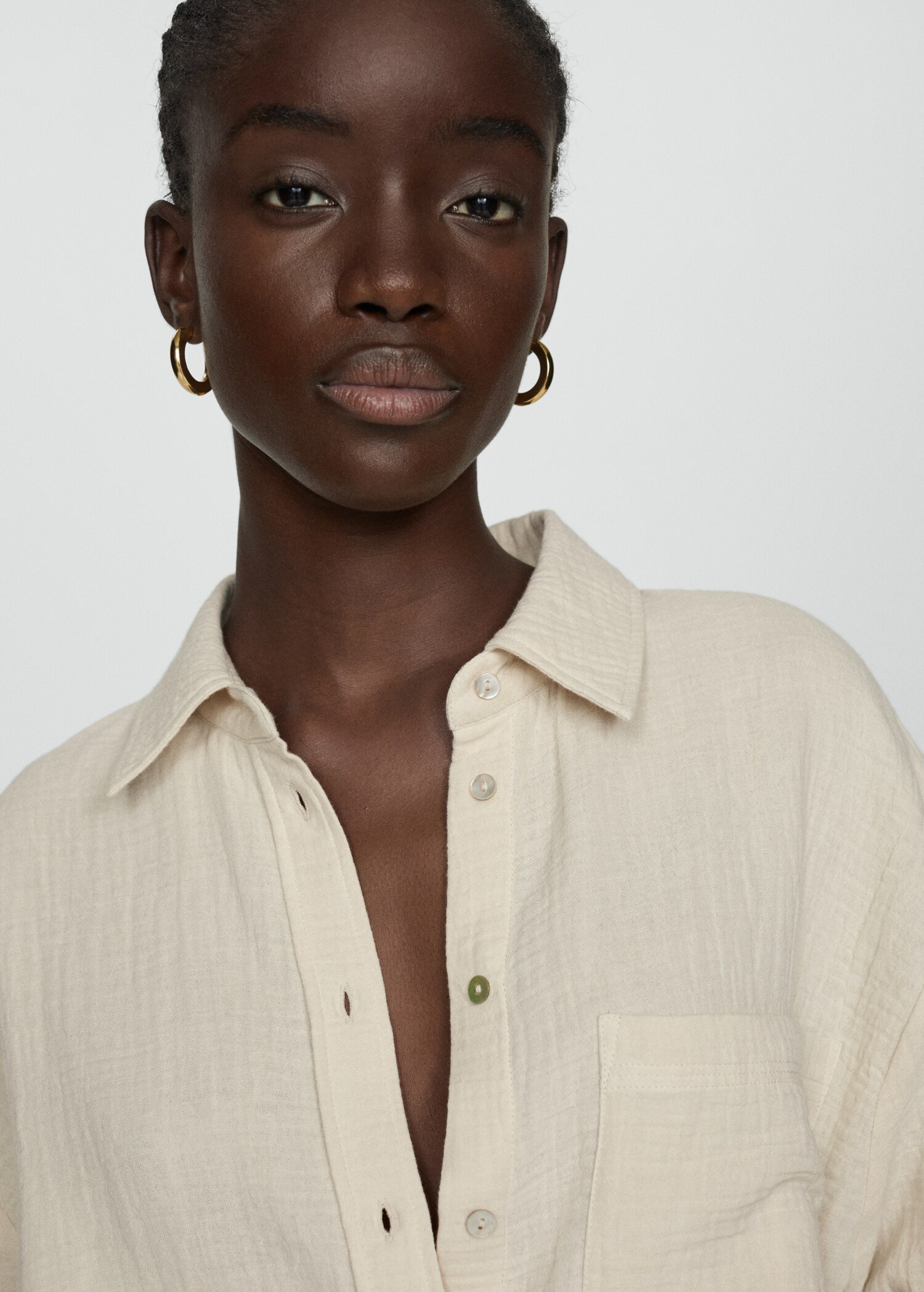 Chemise coton à poche - Détail de l'article 1