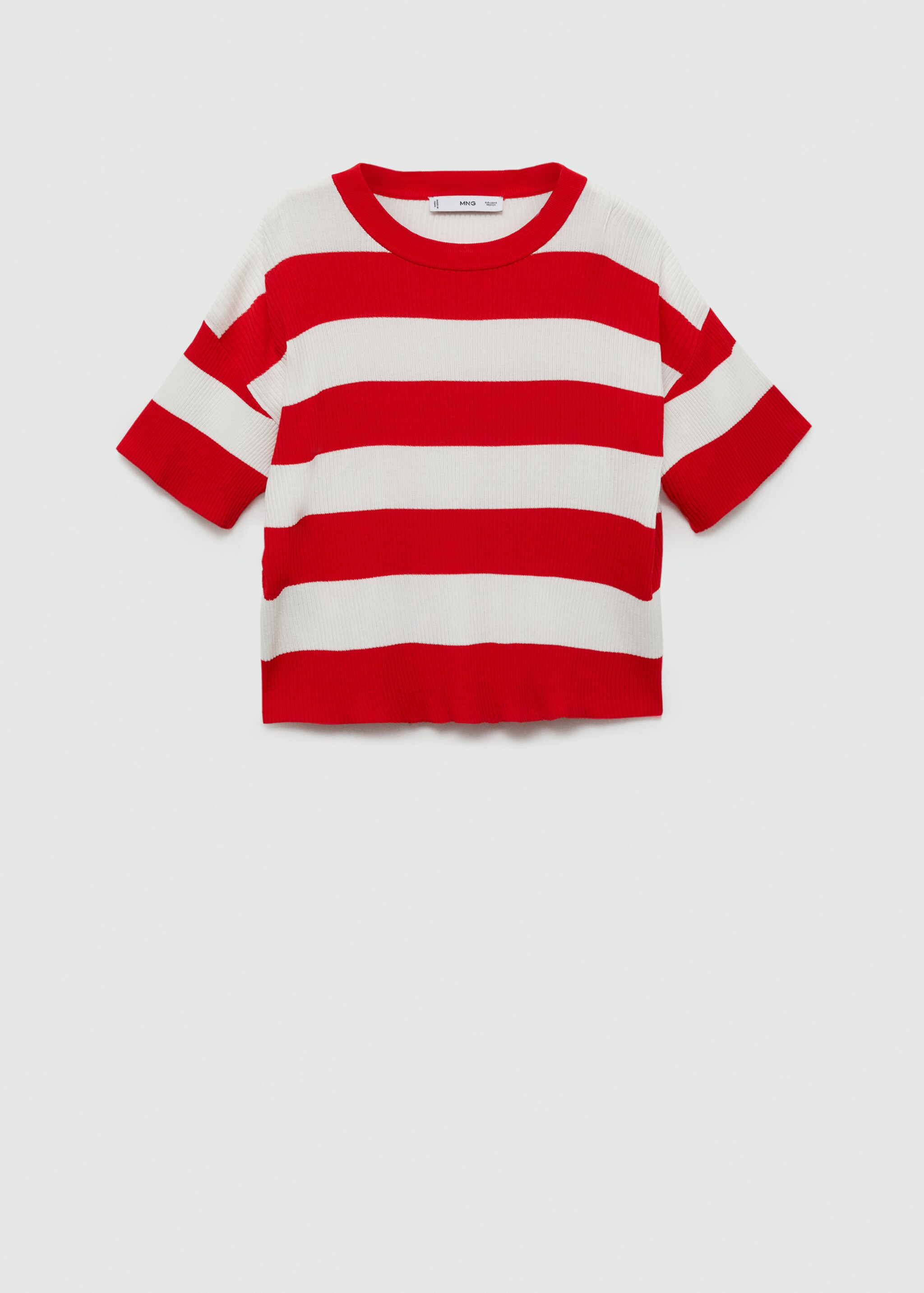 Camiseta punto canalé - Artículo sin modelo