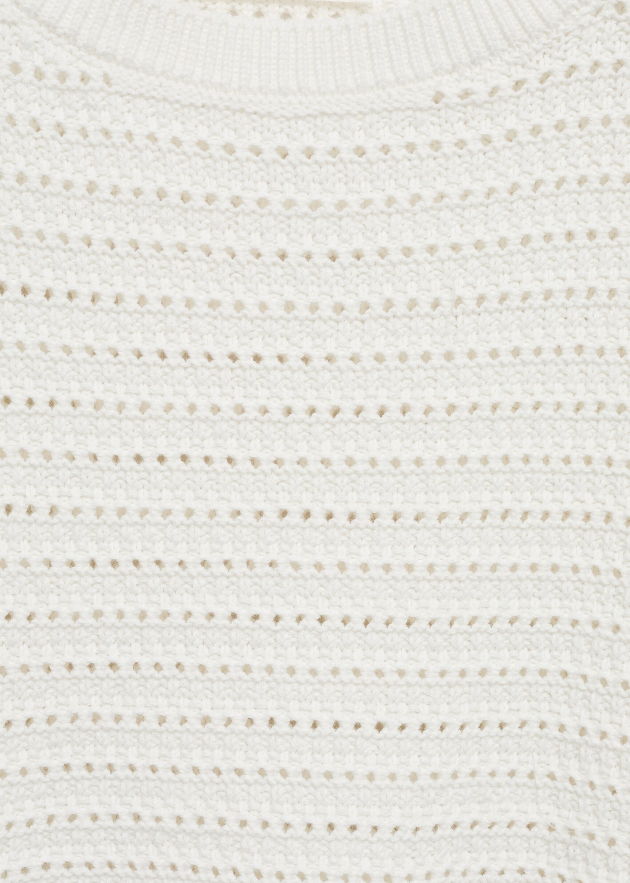 Knitted sweater with openwork details - Details of the article 8