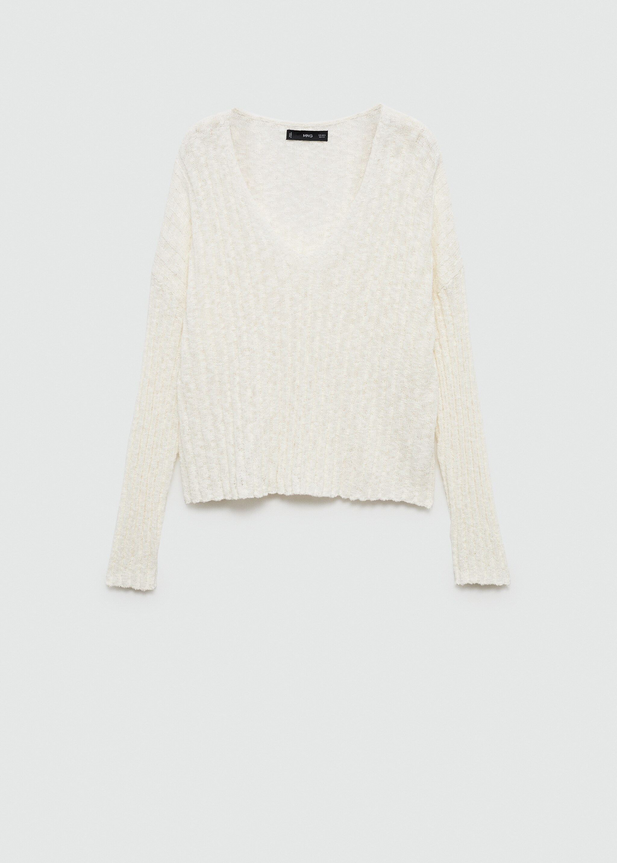 Long-sleeve knitted sweater - Article without model