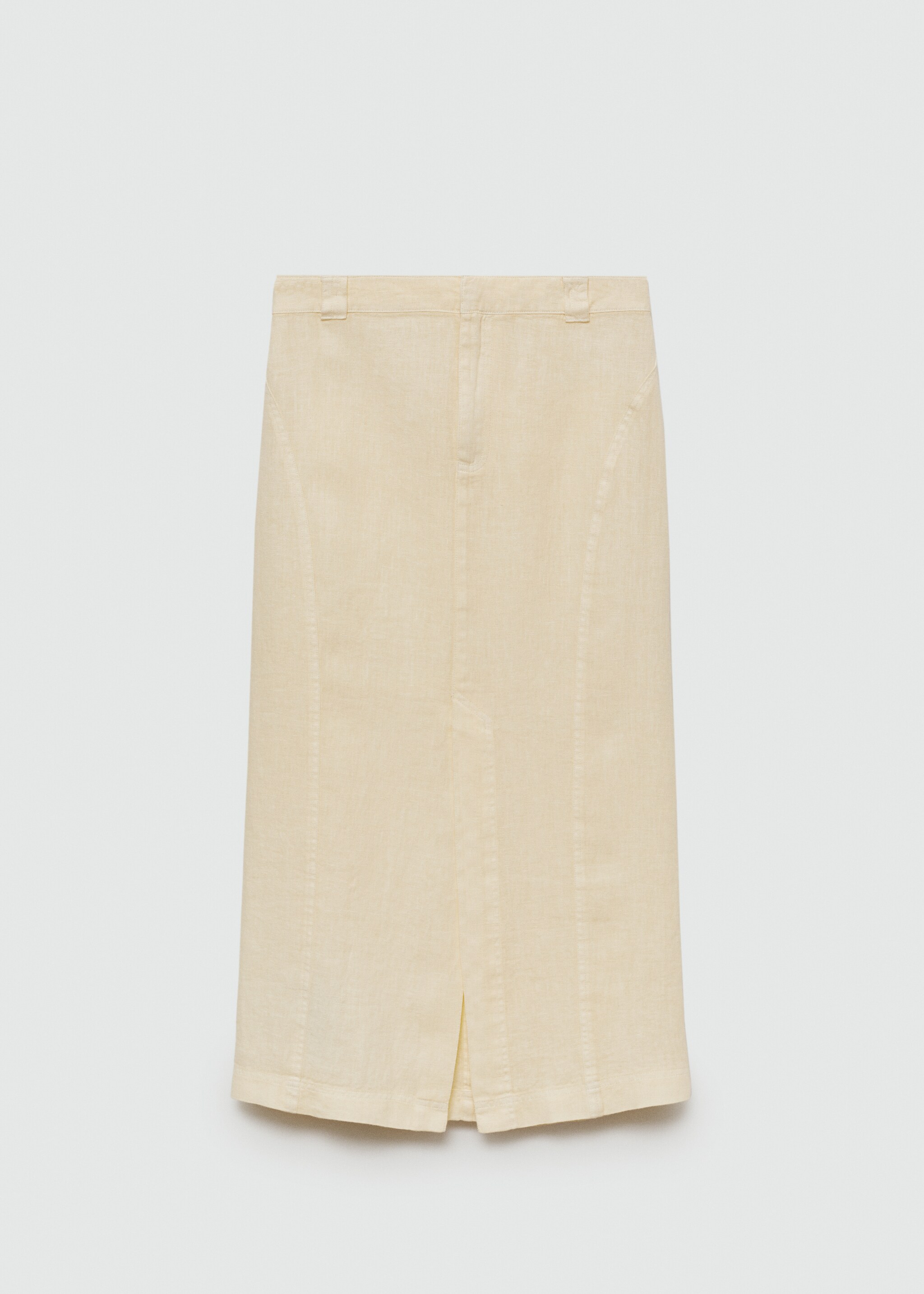 Linen skirt with slit - Article without model