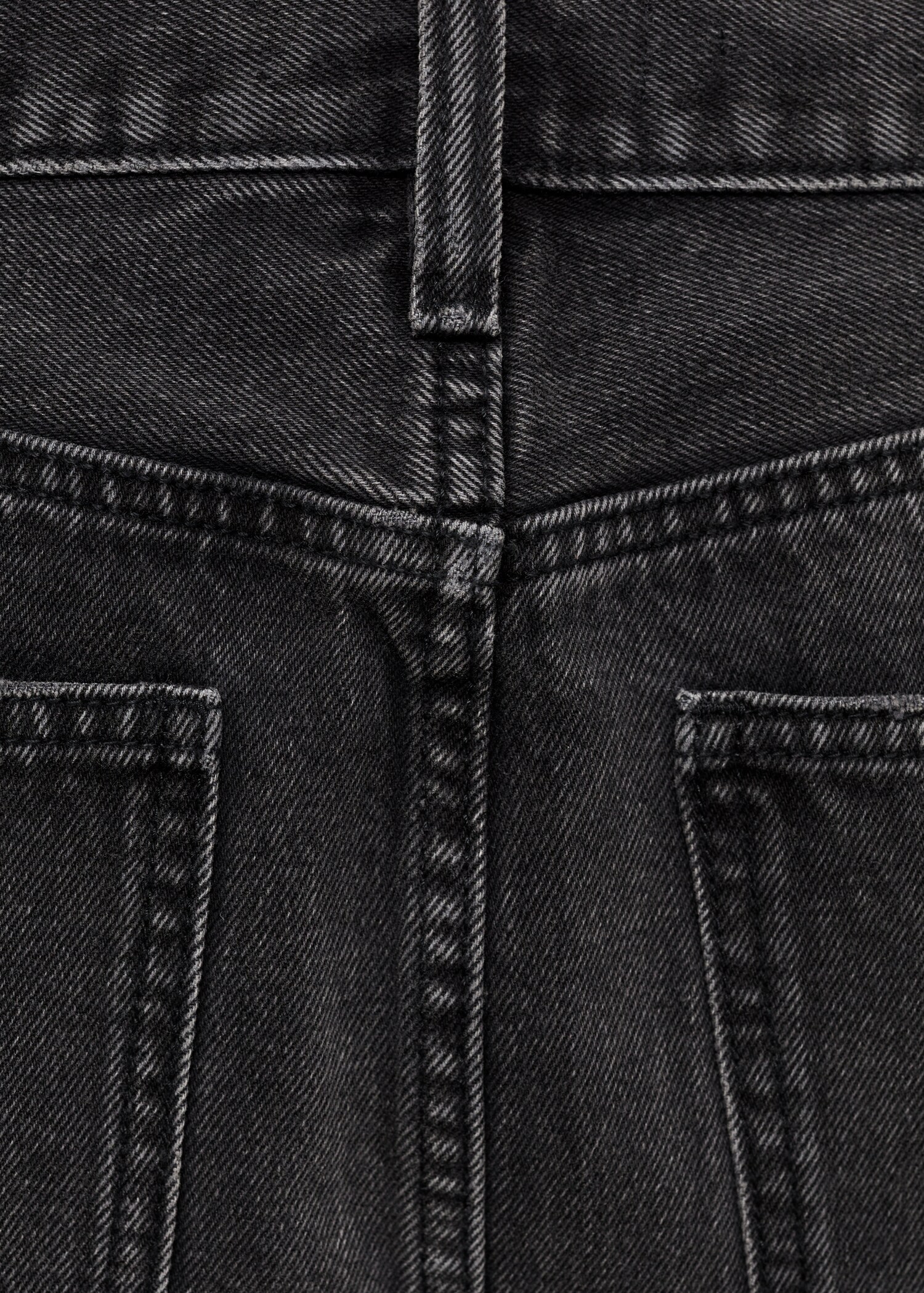 Minijupe jean ourlet effiloché - Détail de l'article 0