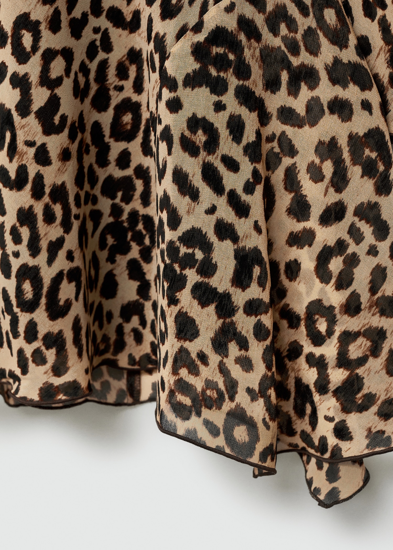 Short leopard-print dress - Details of the article 0