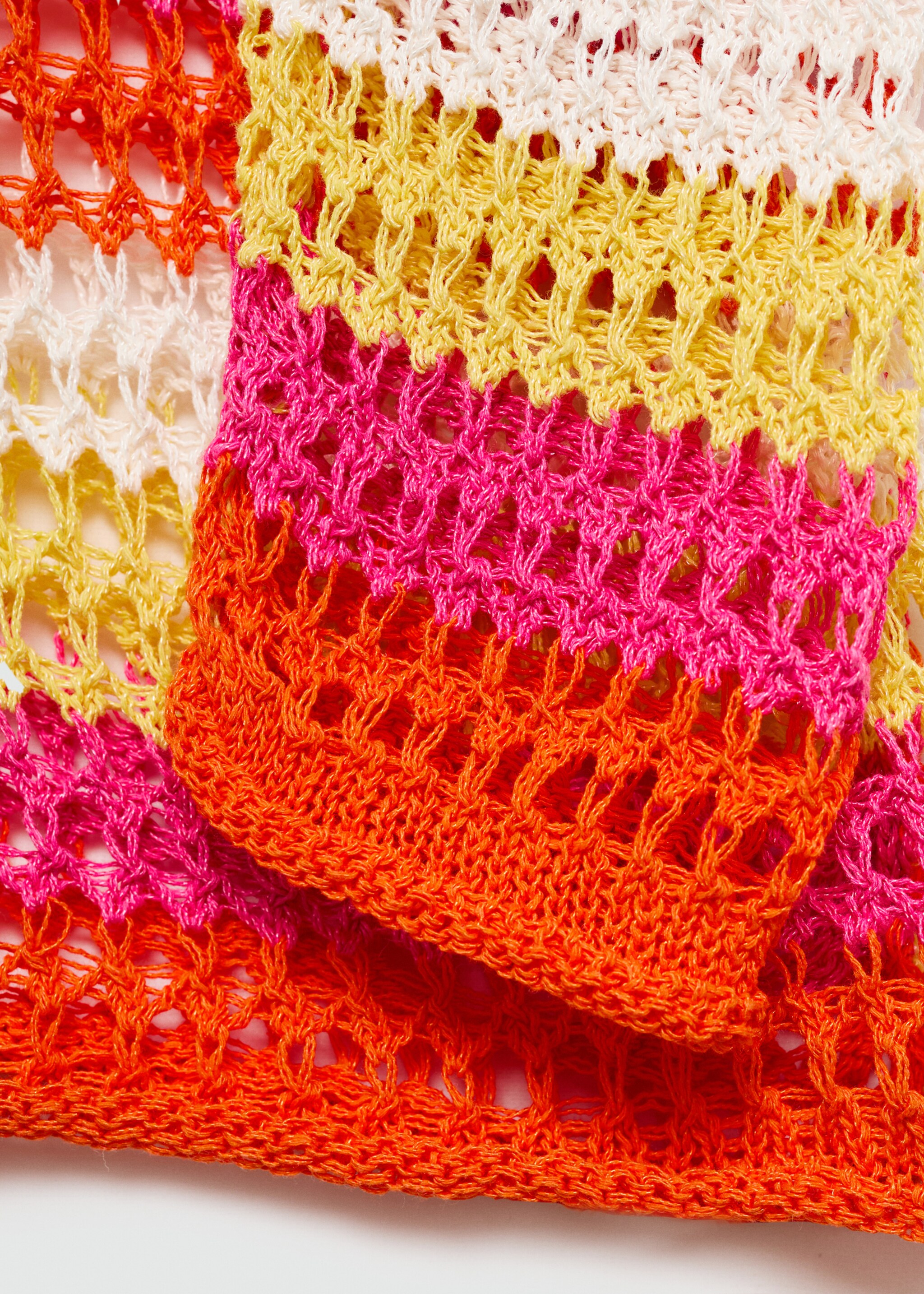 Combined crochet sweater - Details of the article 0