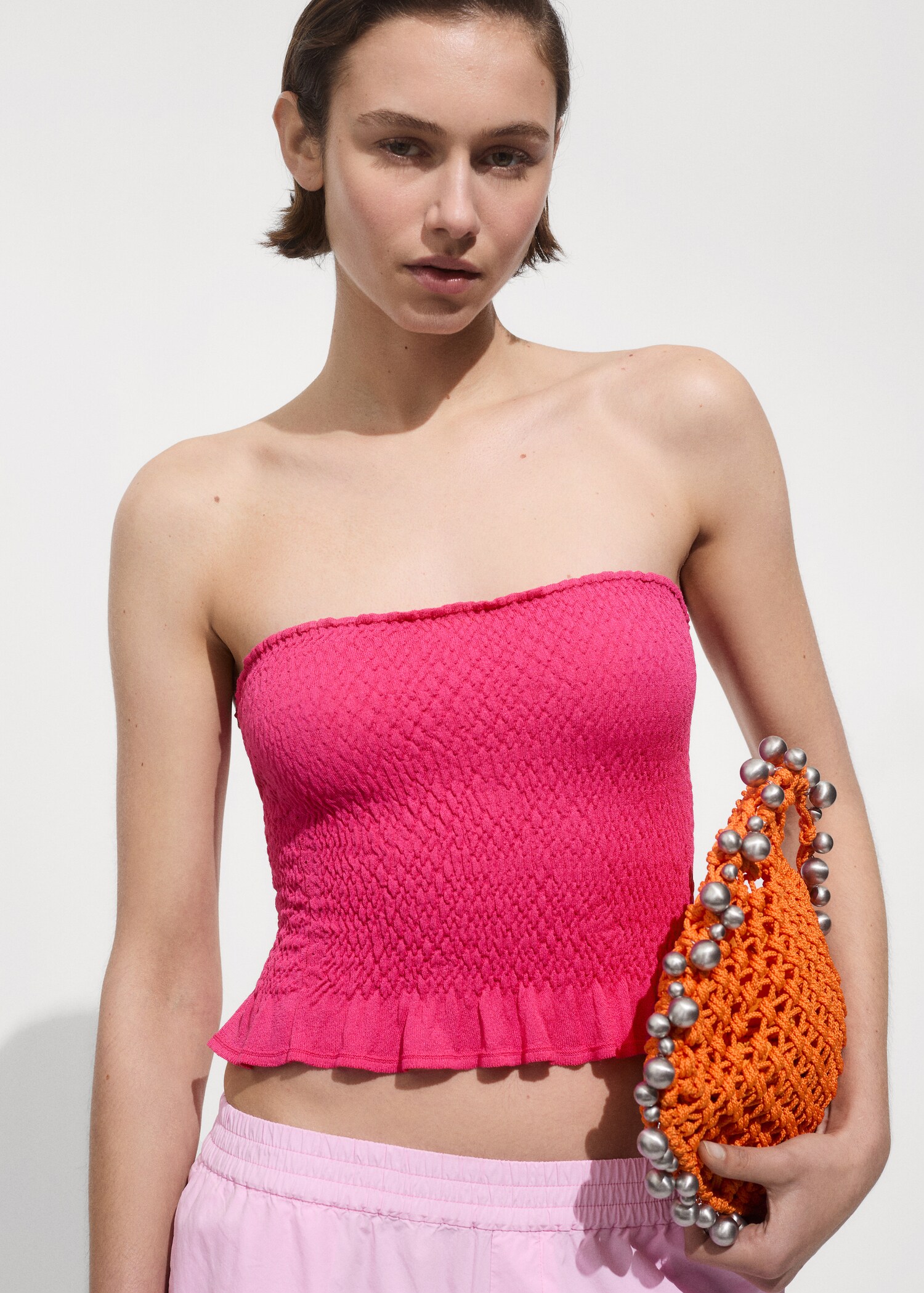 Ruffled top - Medium plane