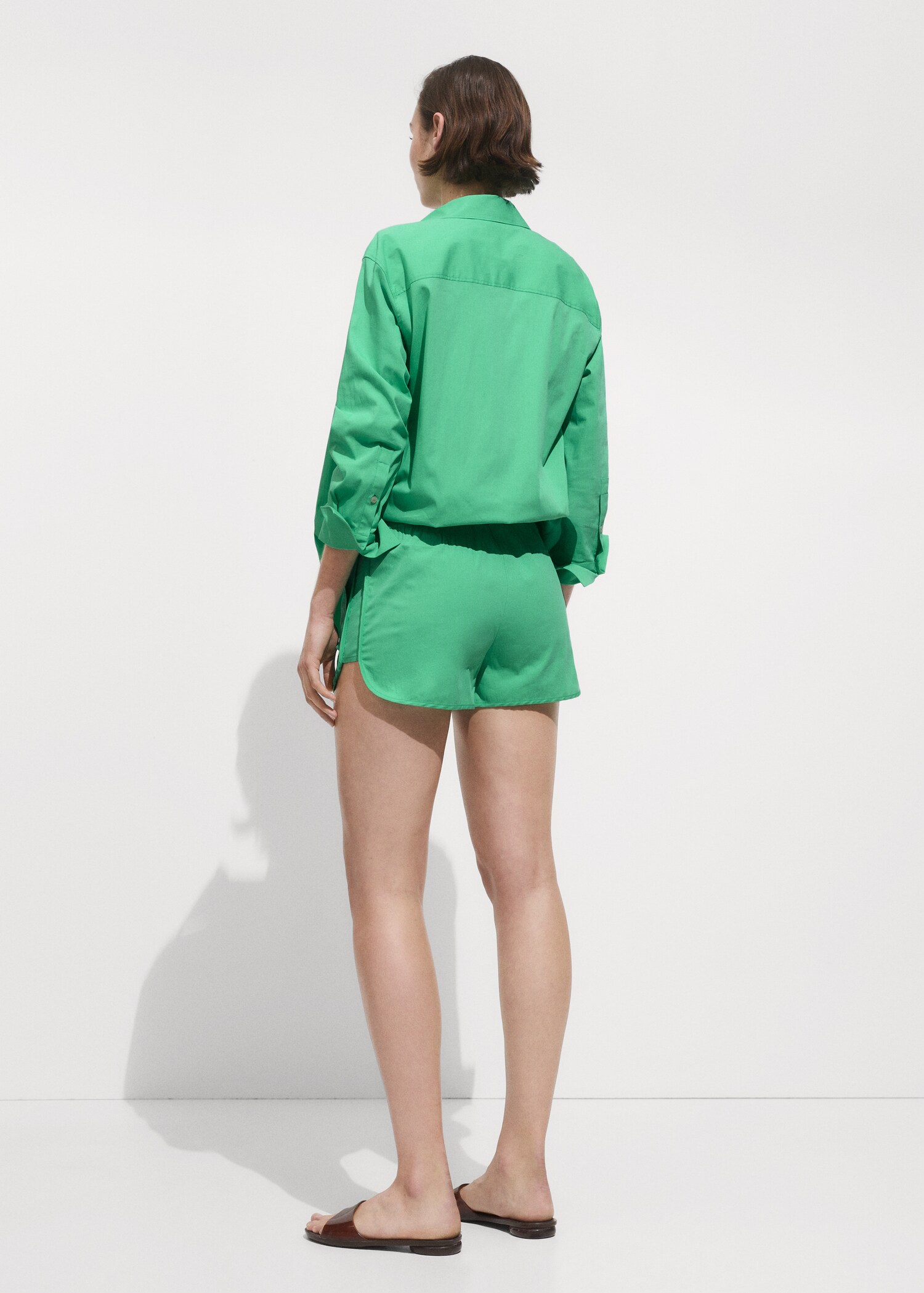 Camisa algodón botones - Reverso del artículo