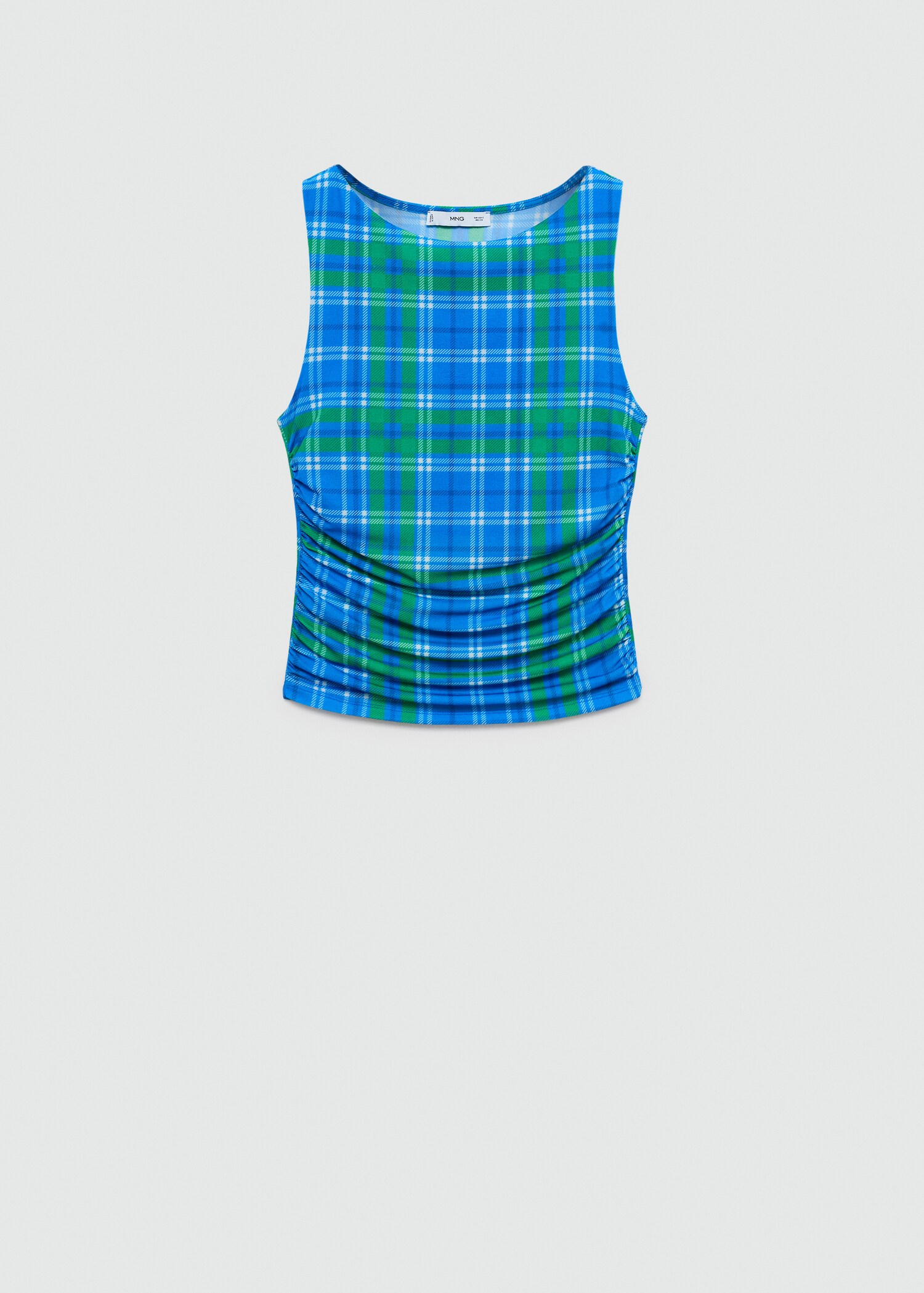 Drapiertes Print-Top - Damen | MANGO Deutschland