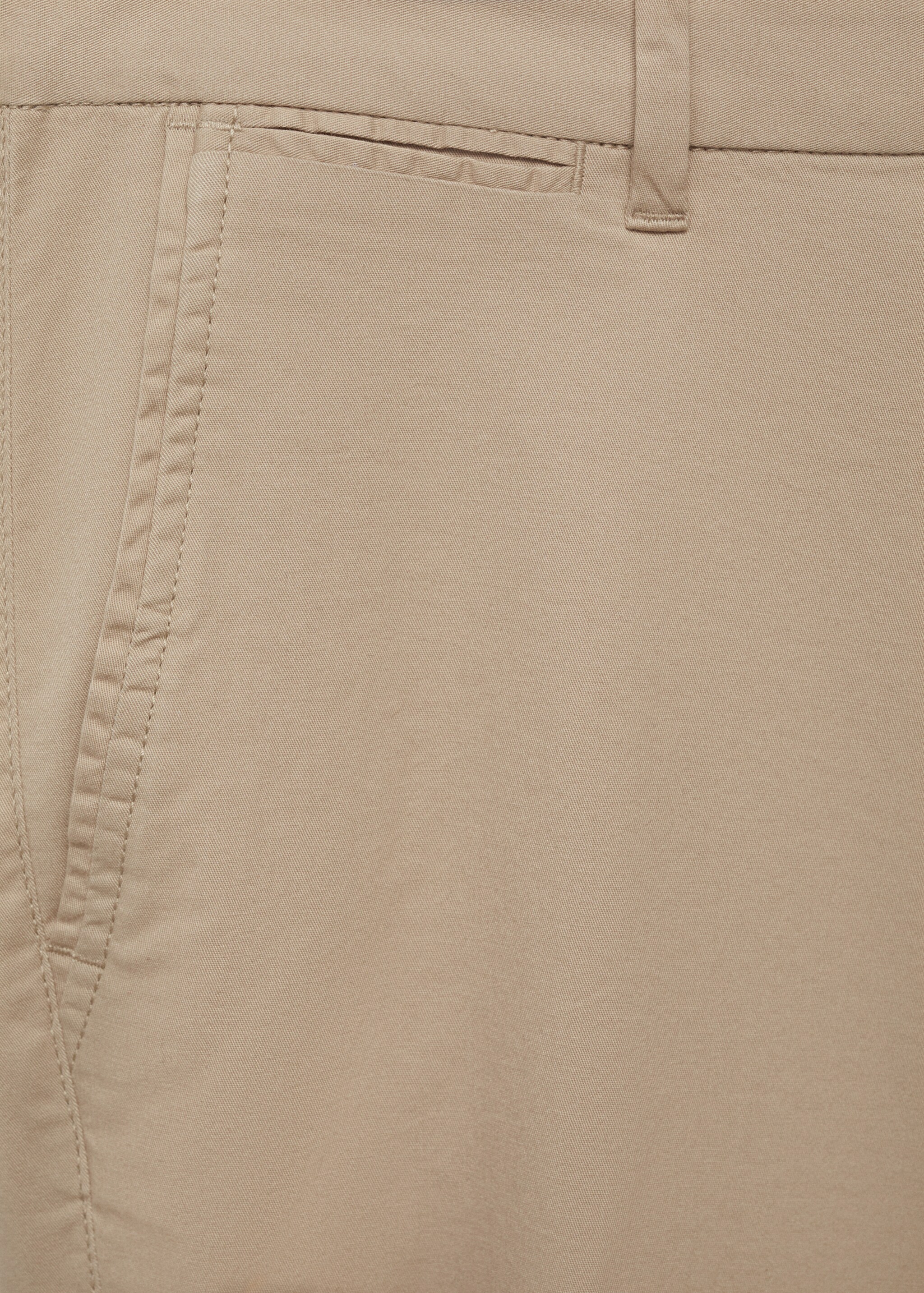 Bermuda slim-fit chino coton - Détail de l'article 0, Beige. Ref: 77040564-00.