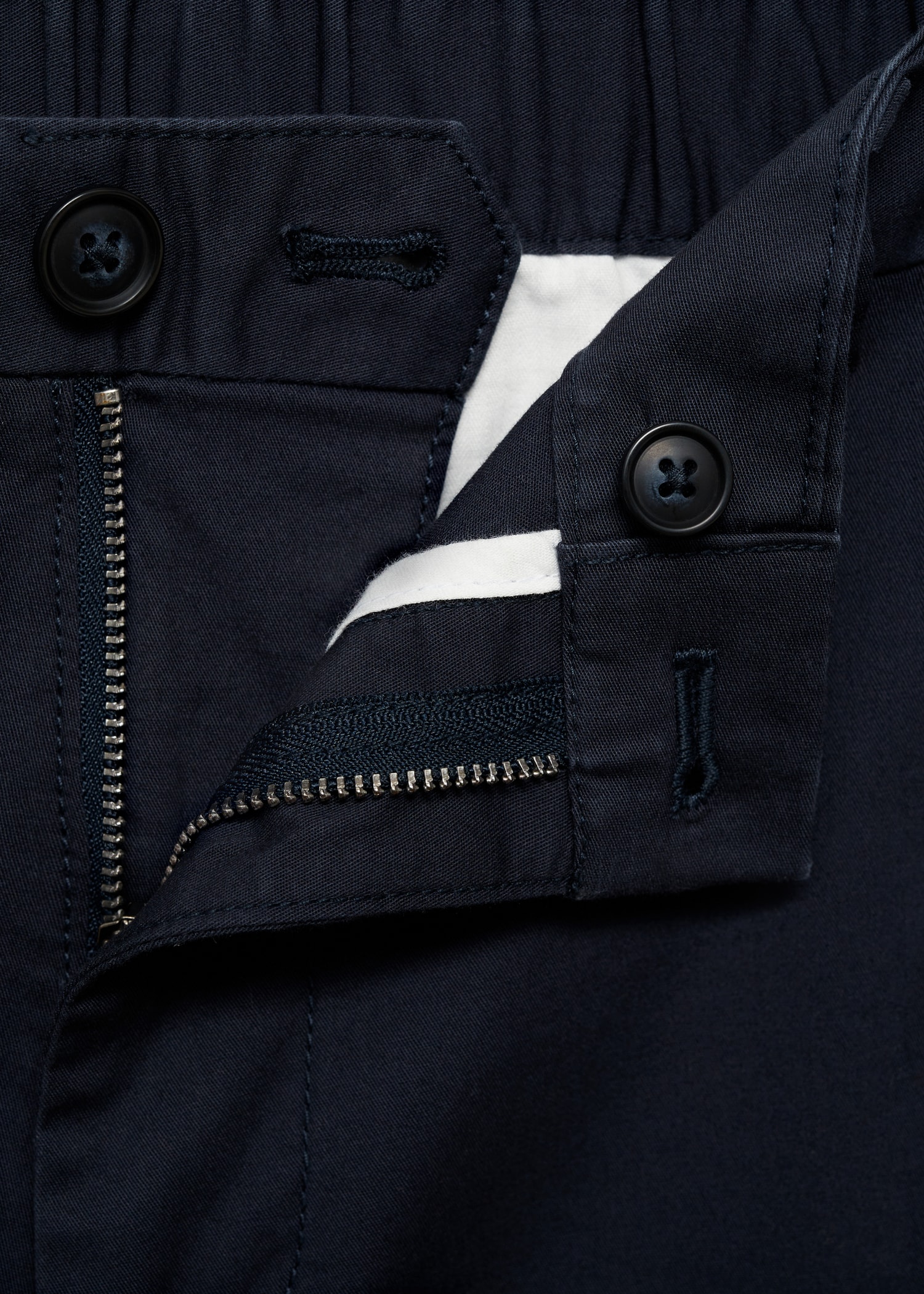 Katoenen chino slim-fit bermuda - Detail van het artikel 8