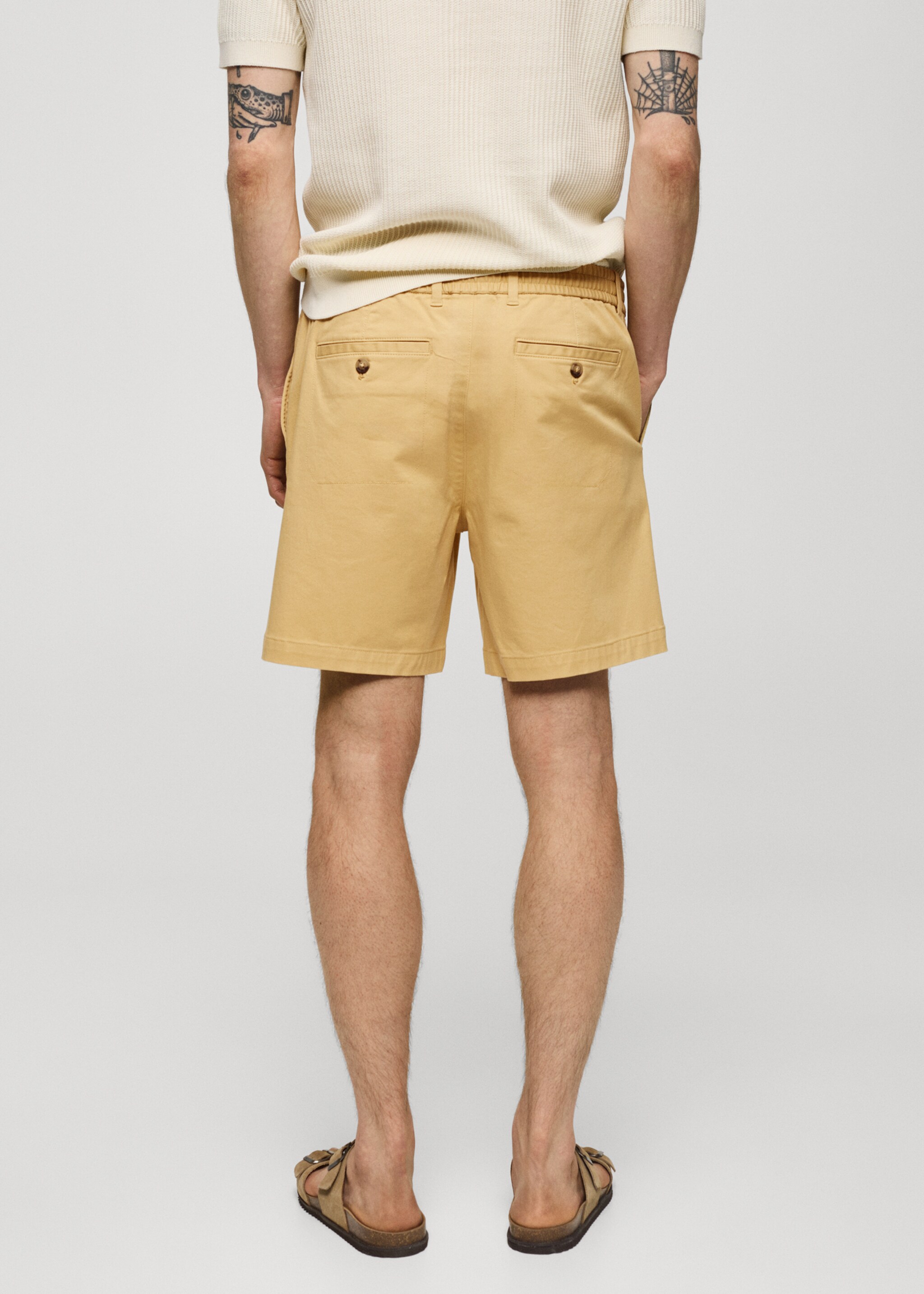 Bermudas algodón cordón - Reverso del artículo