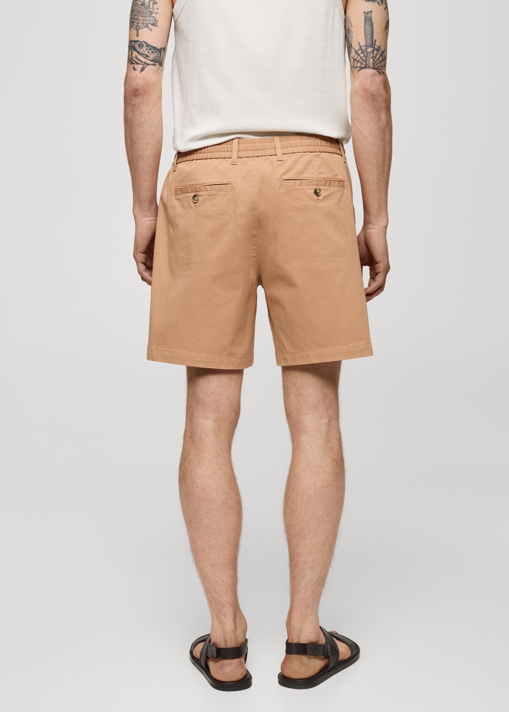 Bermudas algodón cordón - Reverso del artículo