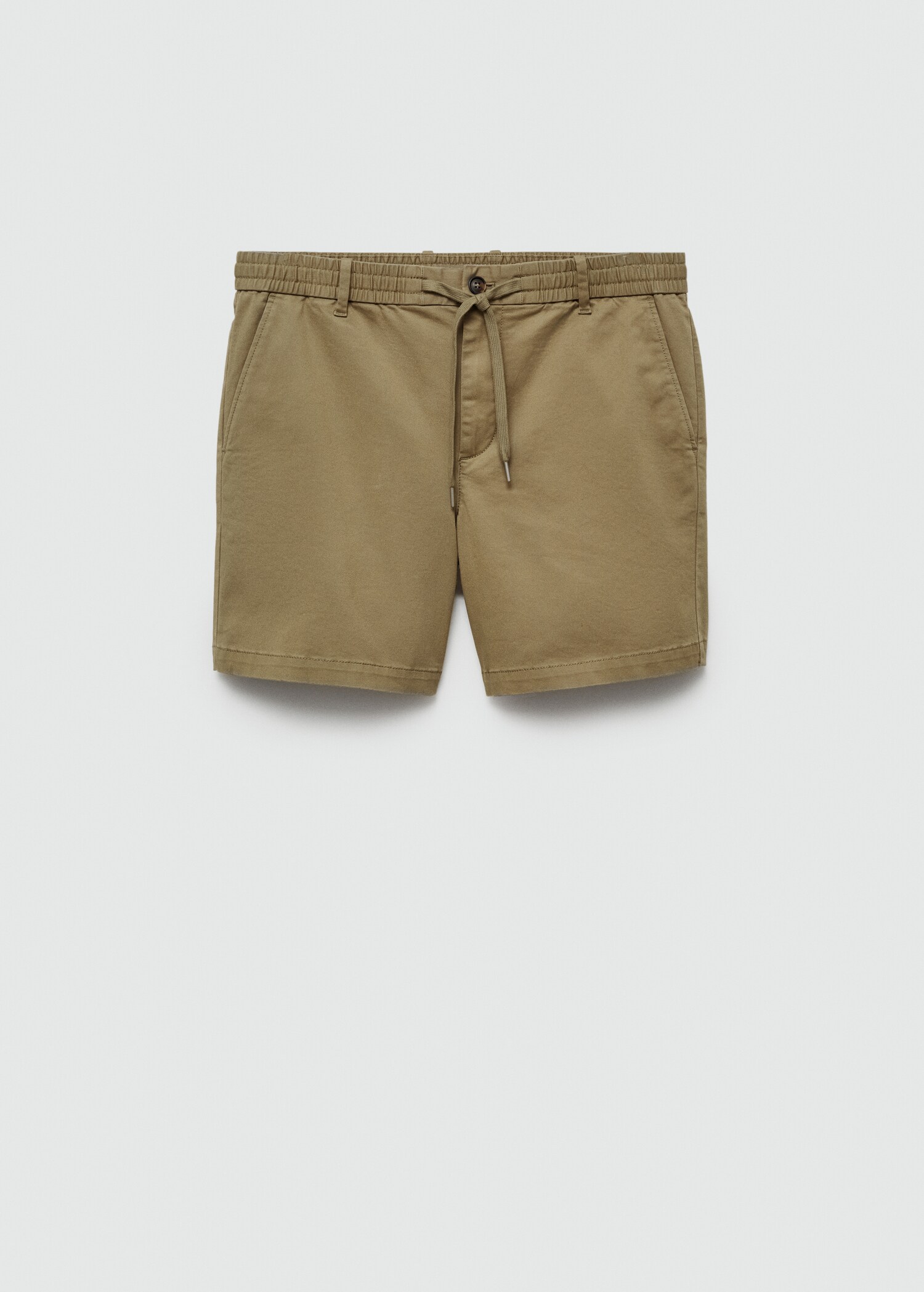 Cotton shorts with drawstring - Article without model