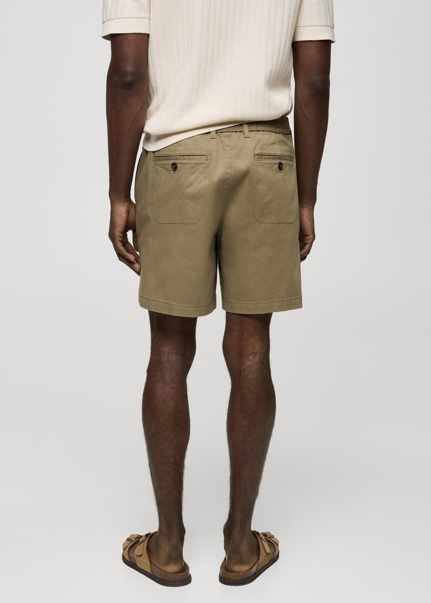Bermudas algodón cordón - Reverso del artículo