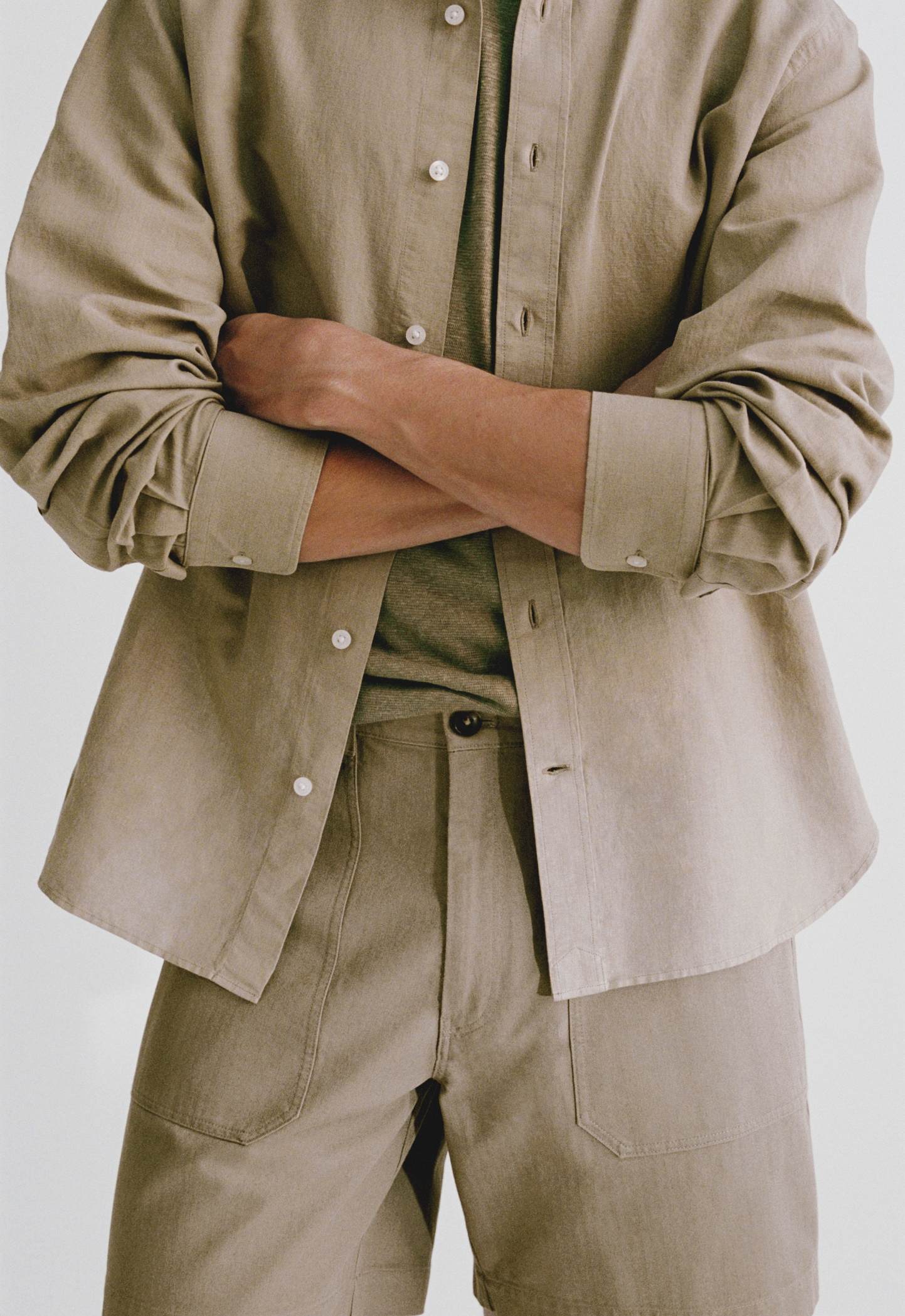 Bermudas 100% algodón espiga1