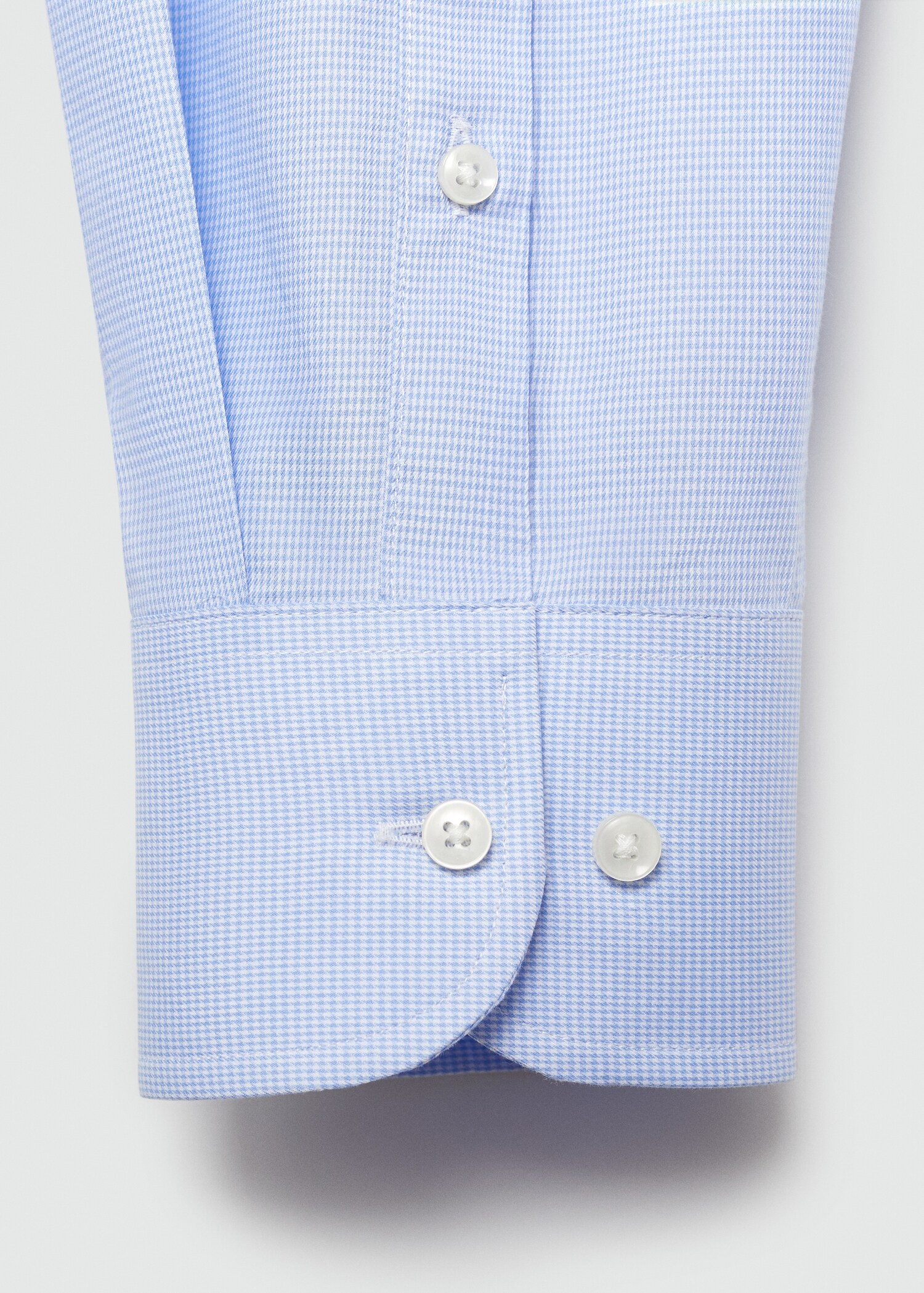Chemise costume slim-fit twill micro-imprimé - Détail de l'article 0