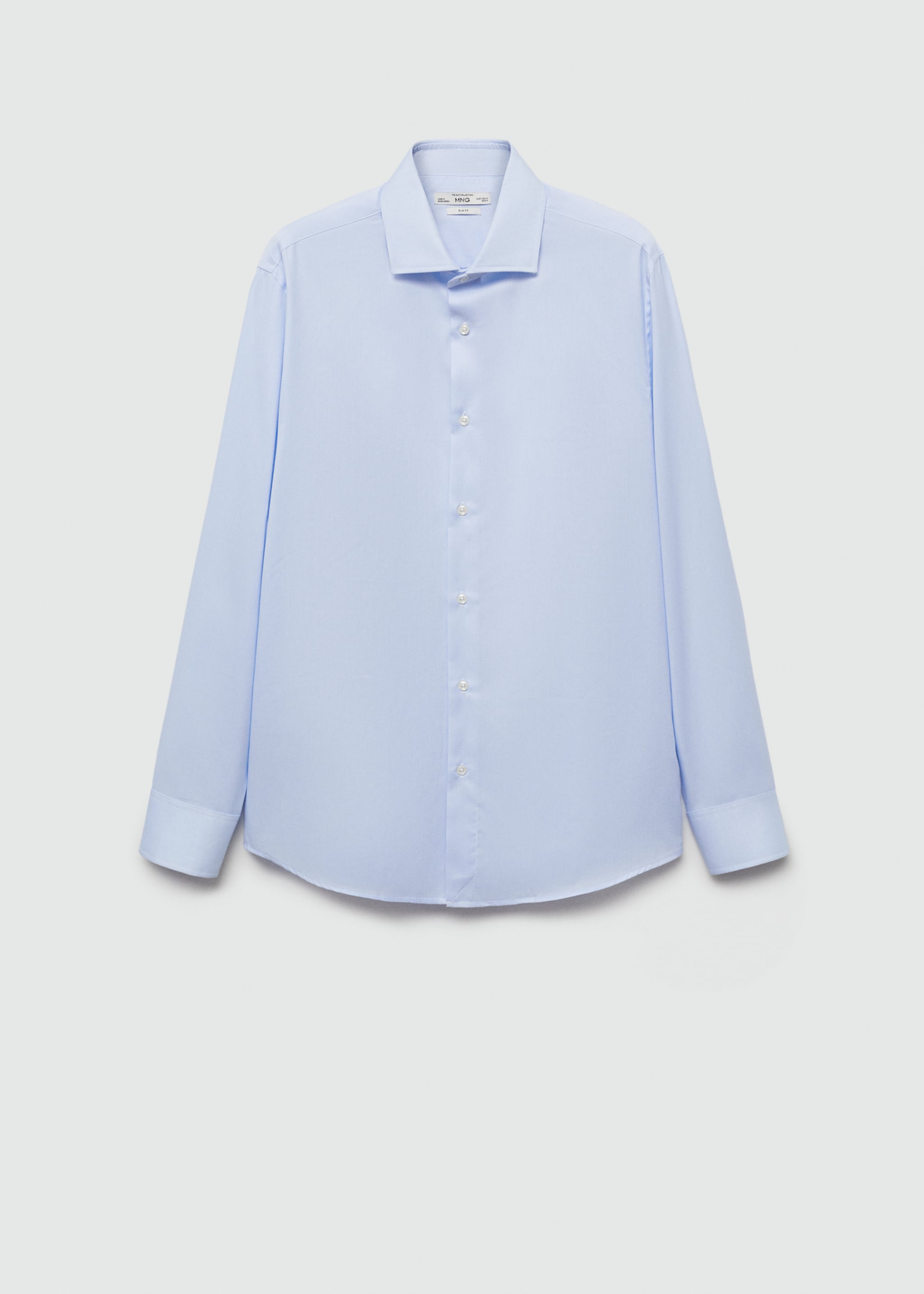 Slim fit structured suit shirt - Article without model