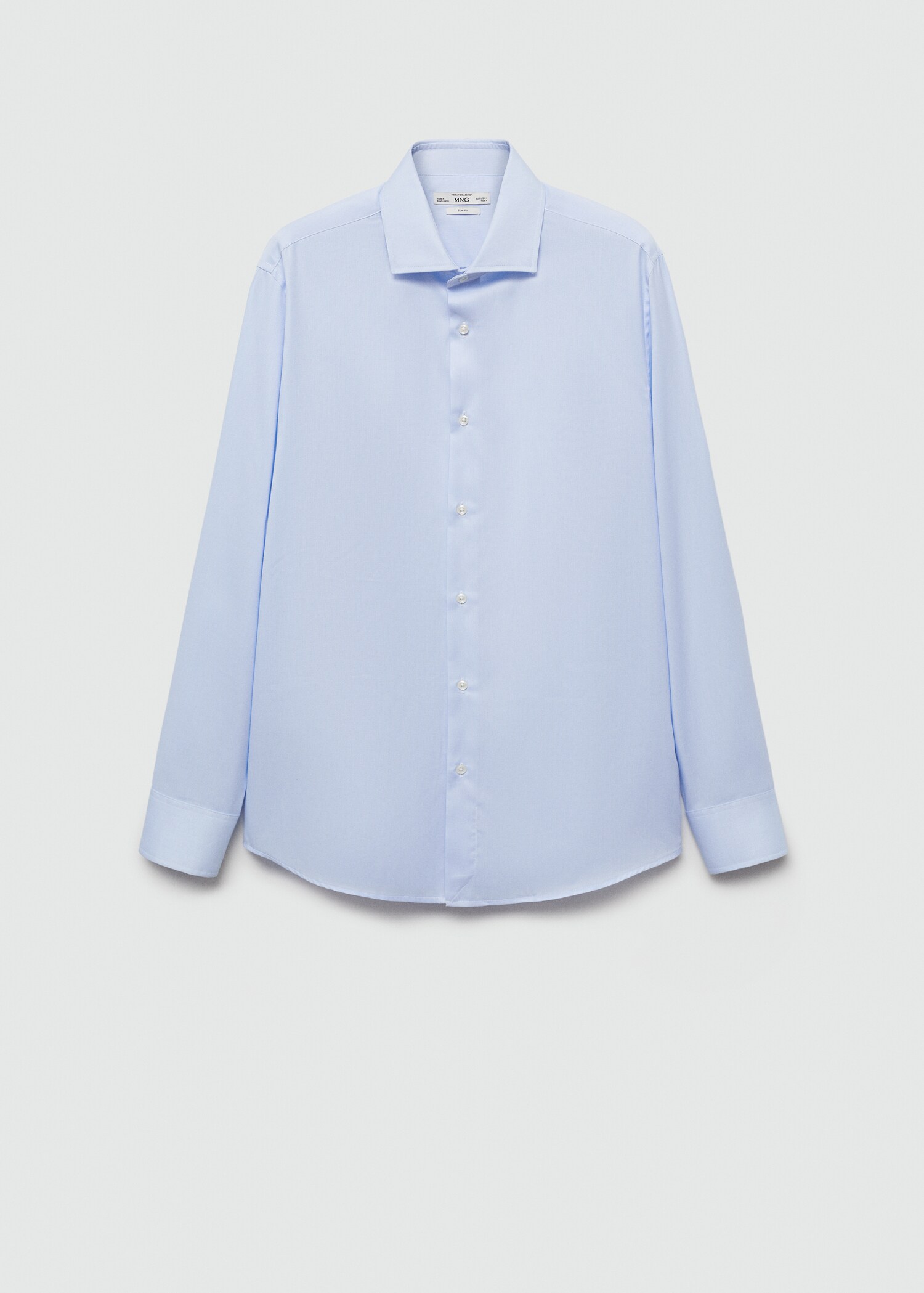 Slim fit structured suit shirt - Article without model