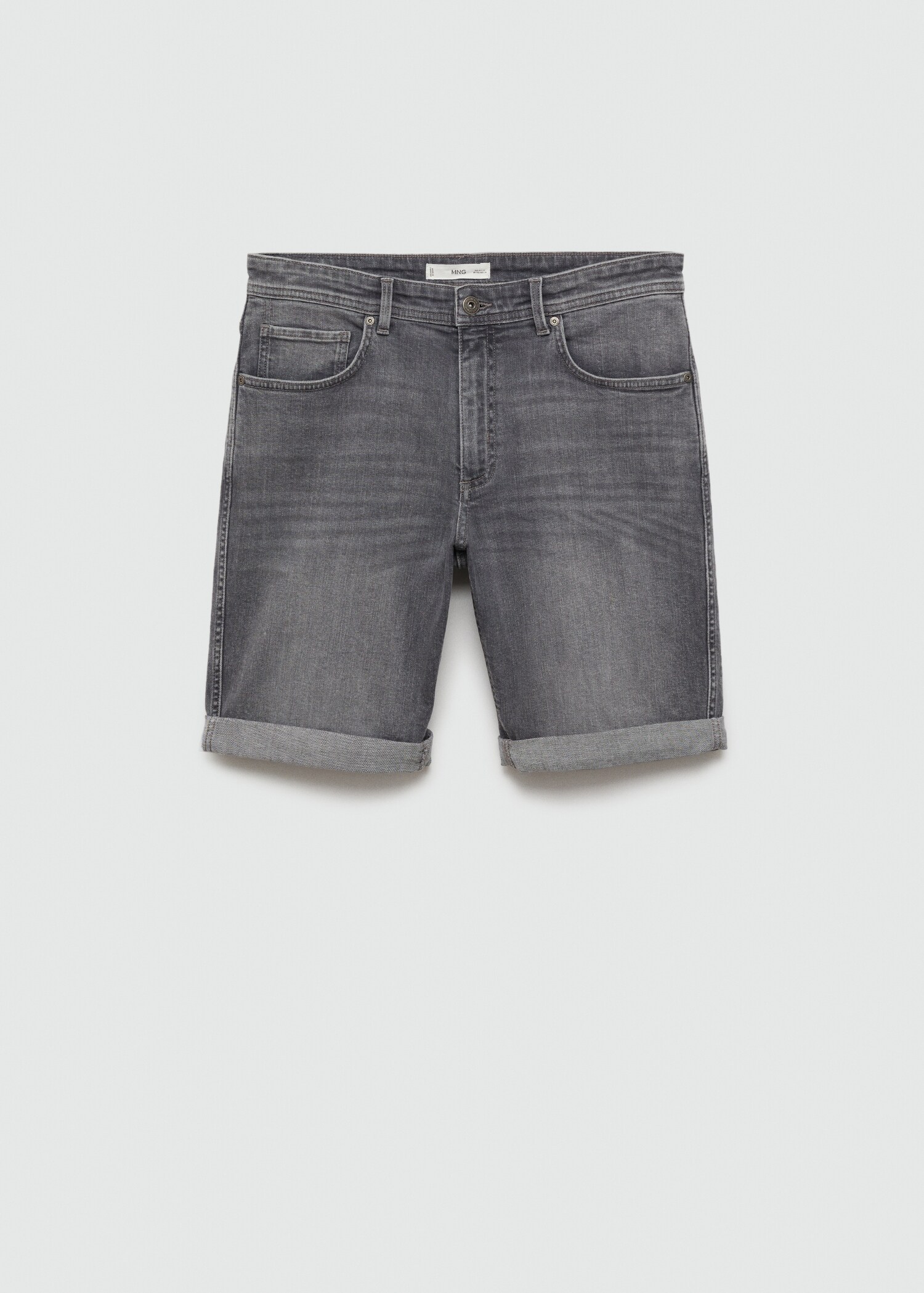 Jeansbermudas slim fit - Artikel utan modell