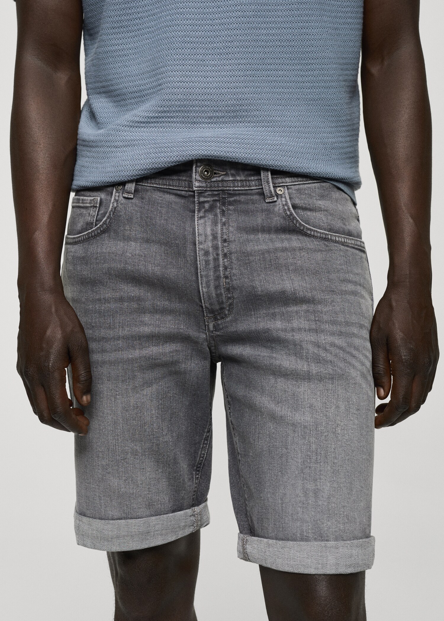 Jeansbermudas slim fit - Detaljer om artikeln 1