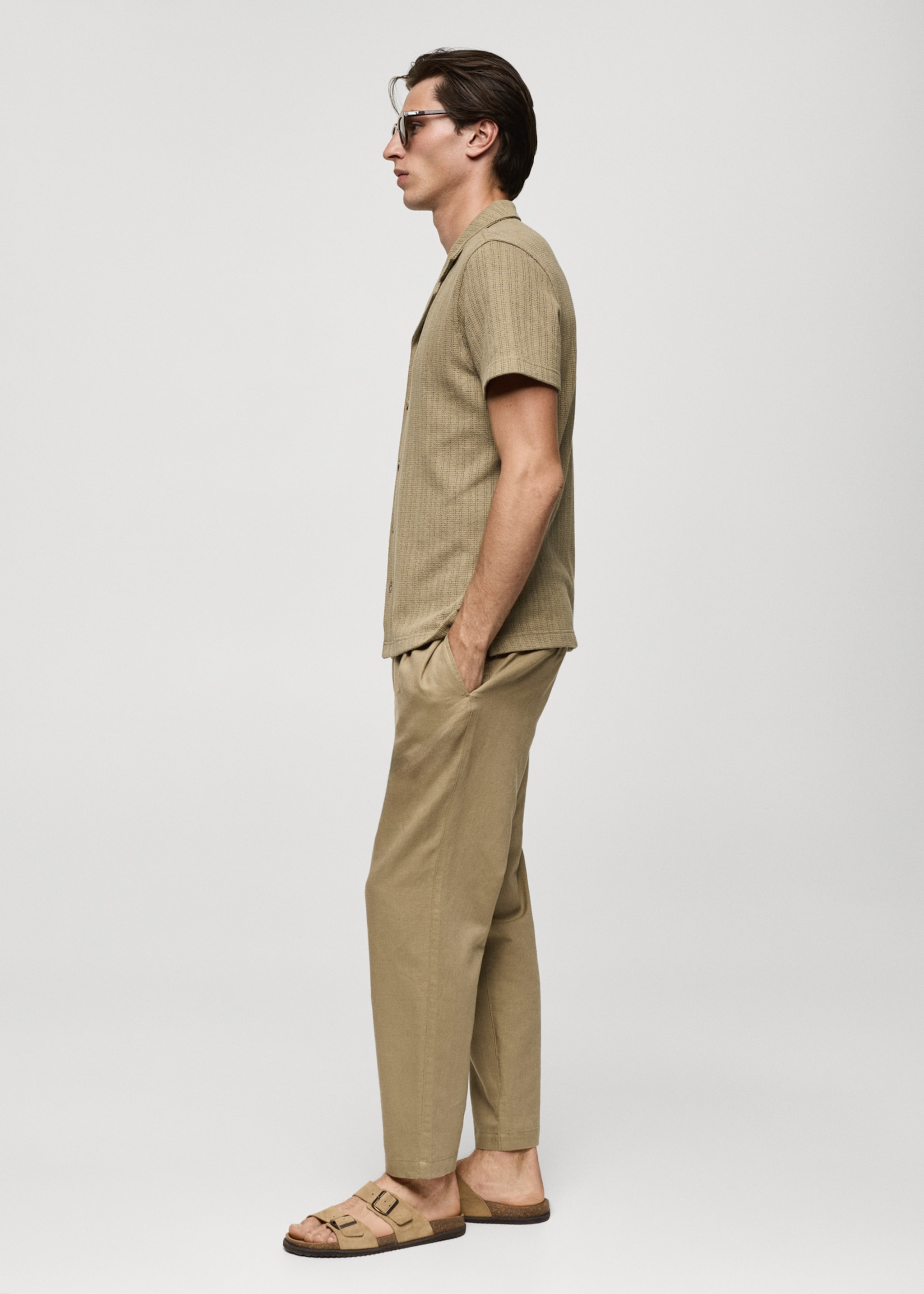 Regular-fit knitted shirt - Details of the article 2