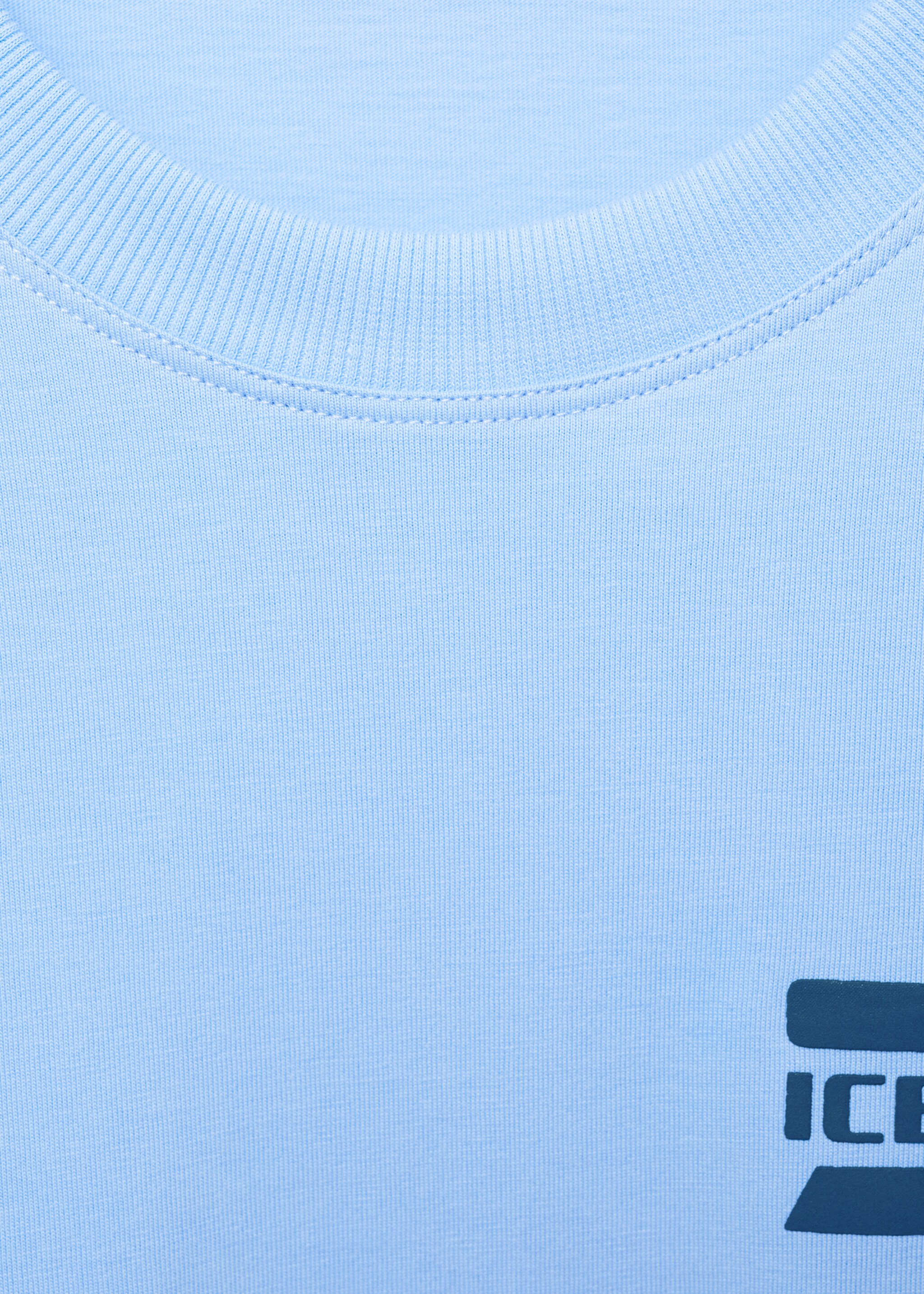 100% cotton printed t-shirt - Details of the article 8, Sky Blue. Ref: 77040591-00.