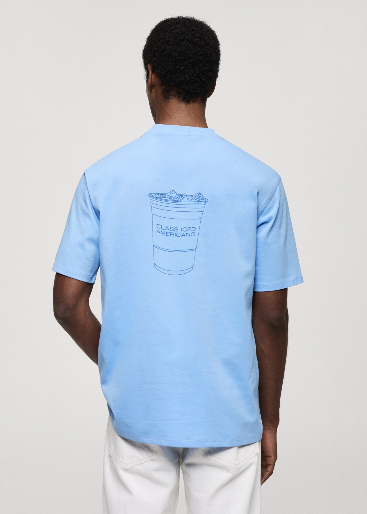 100% cotton printed t-shirt - Reverse of the article