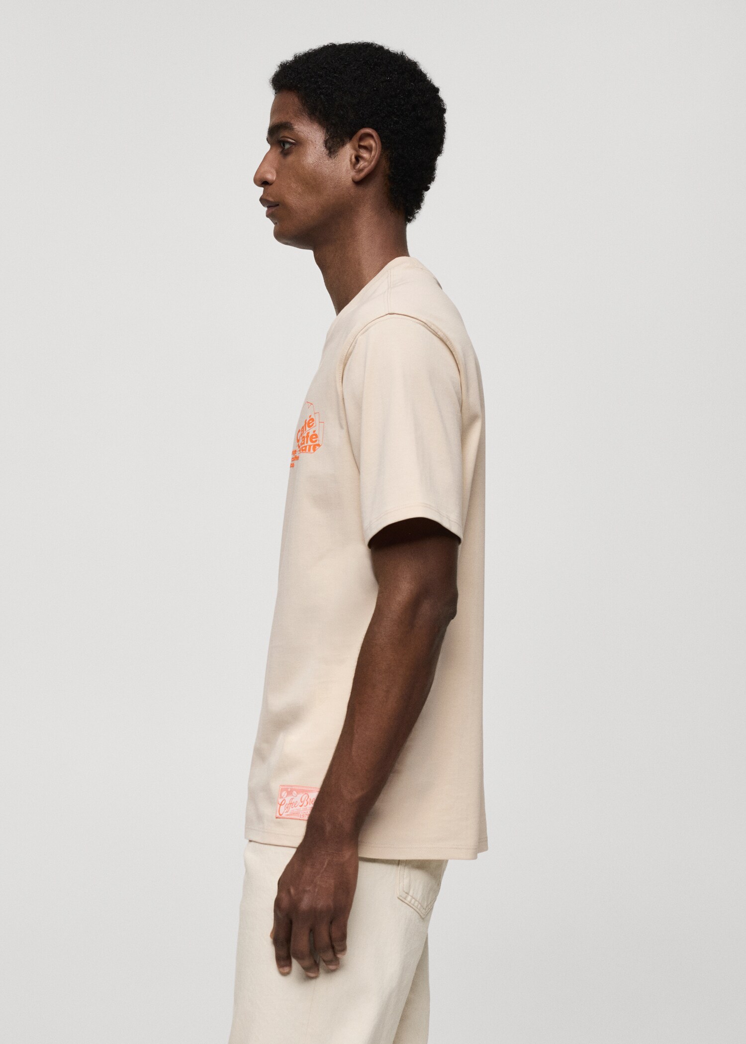 Printed cotton-blend T-shirt - Details of the article 2