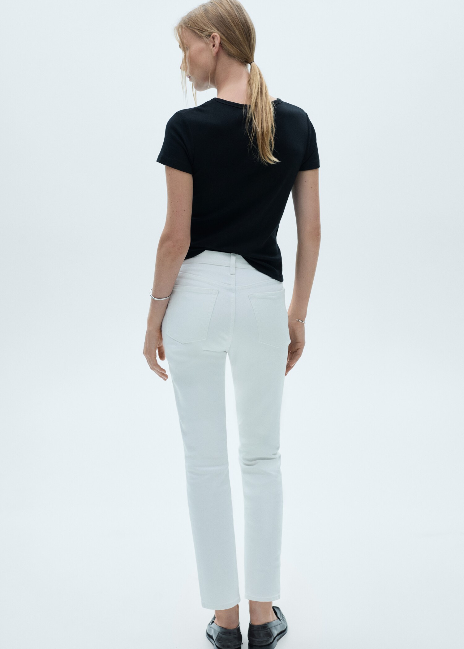 Jeans Claudia slim crop - Reverso del artículo