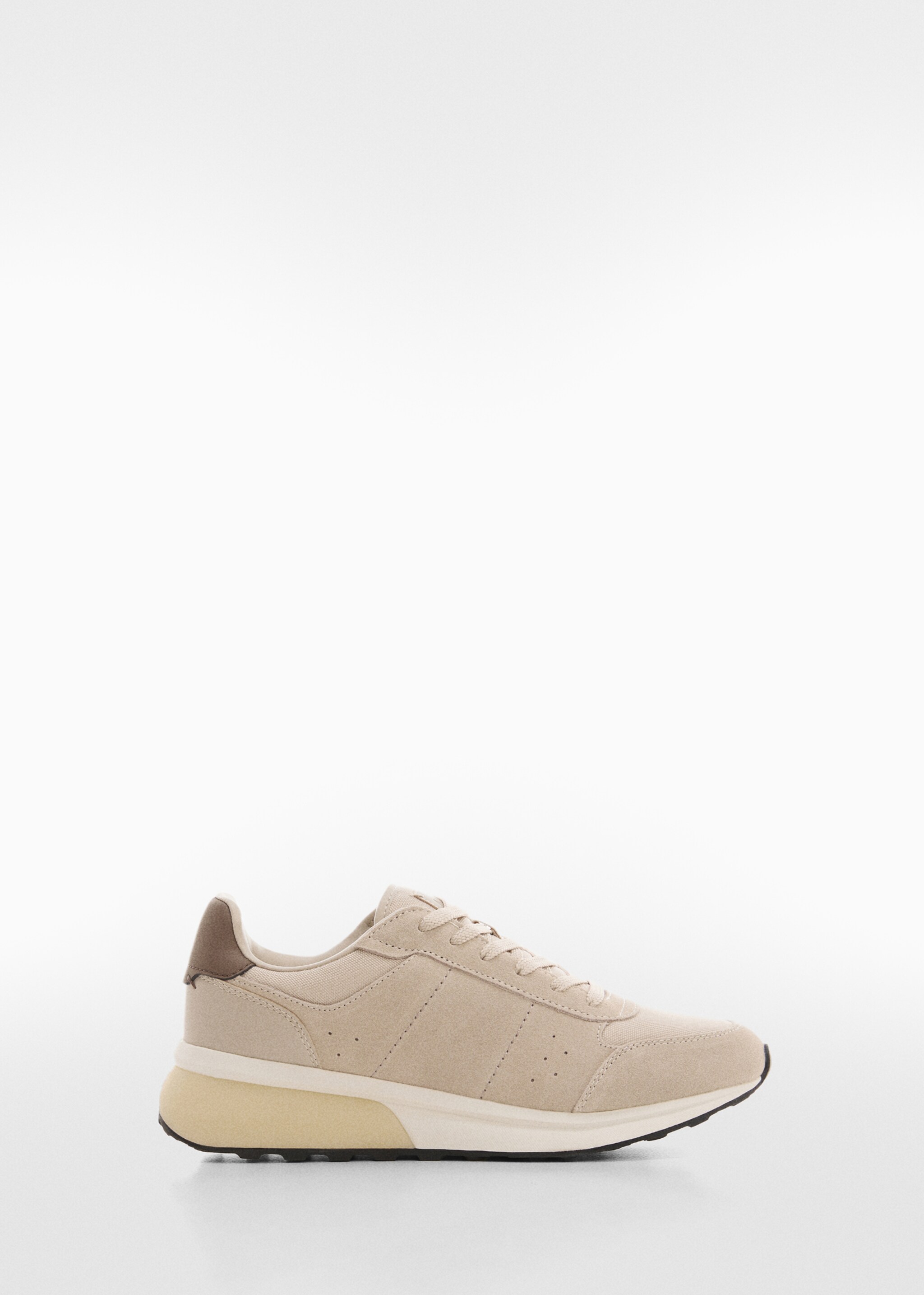 Leather mixed sneakers - Article without model