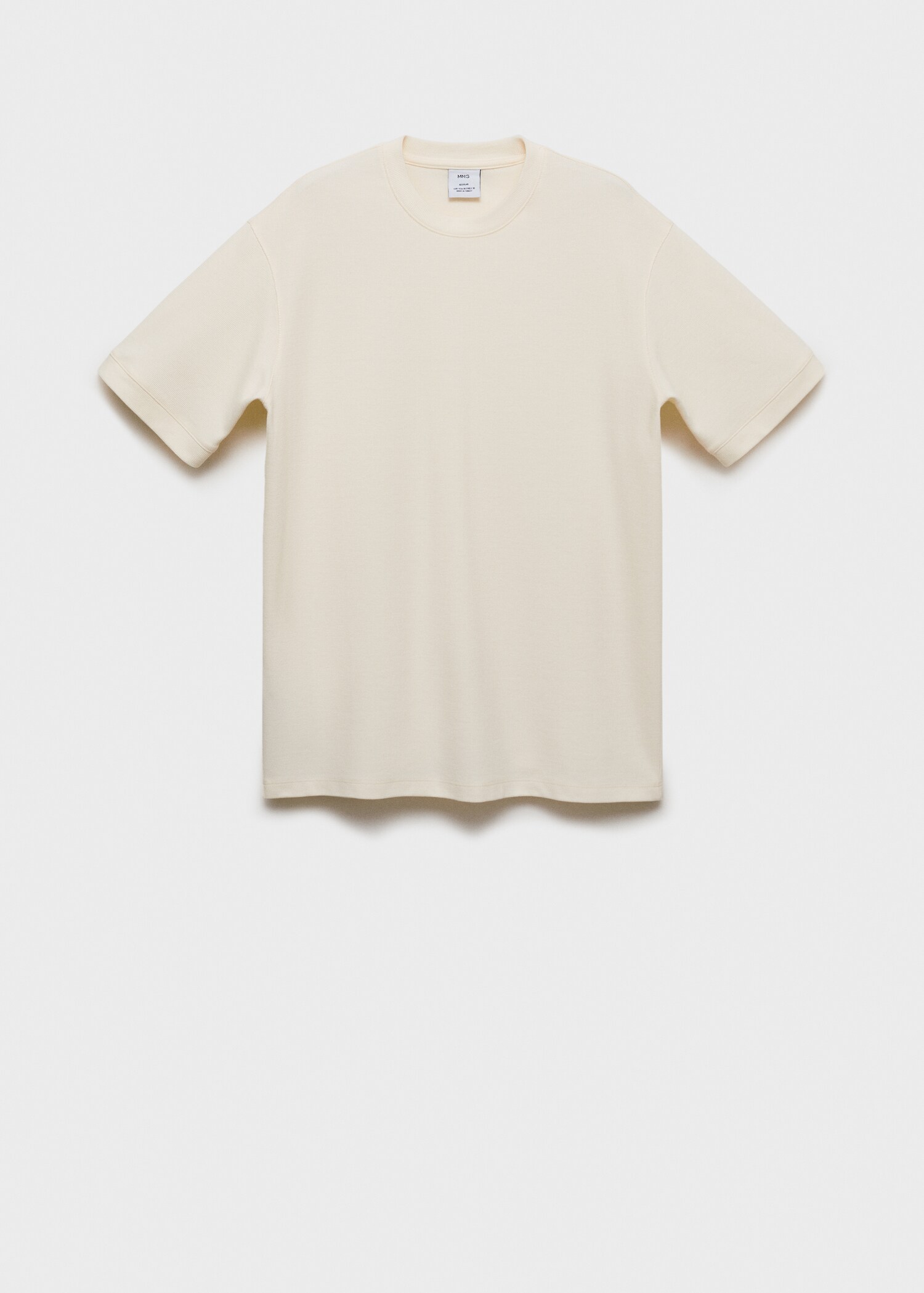 T-shirt with regular-fit structure - Article without model