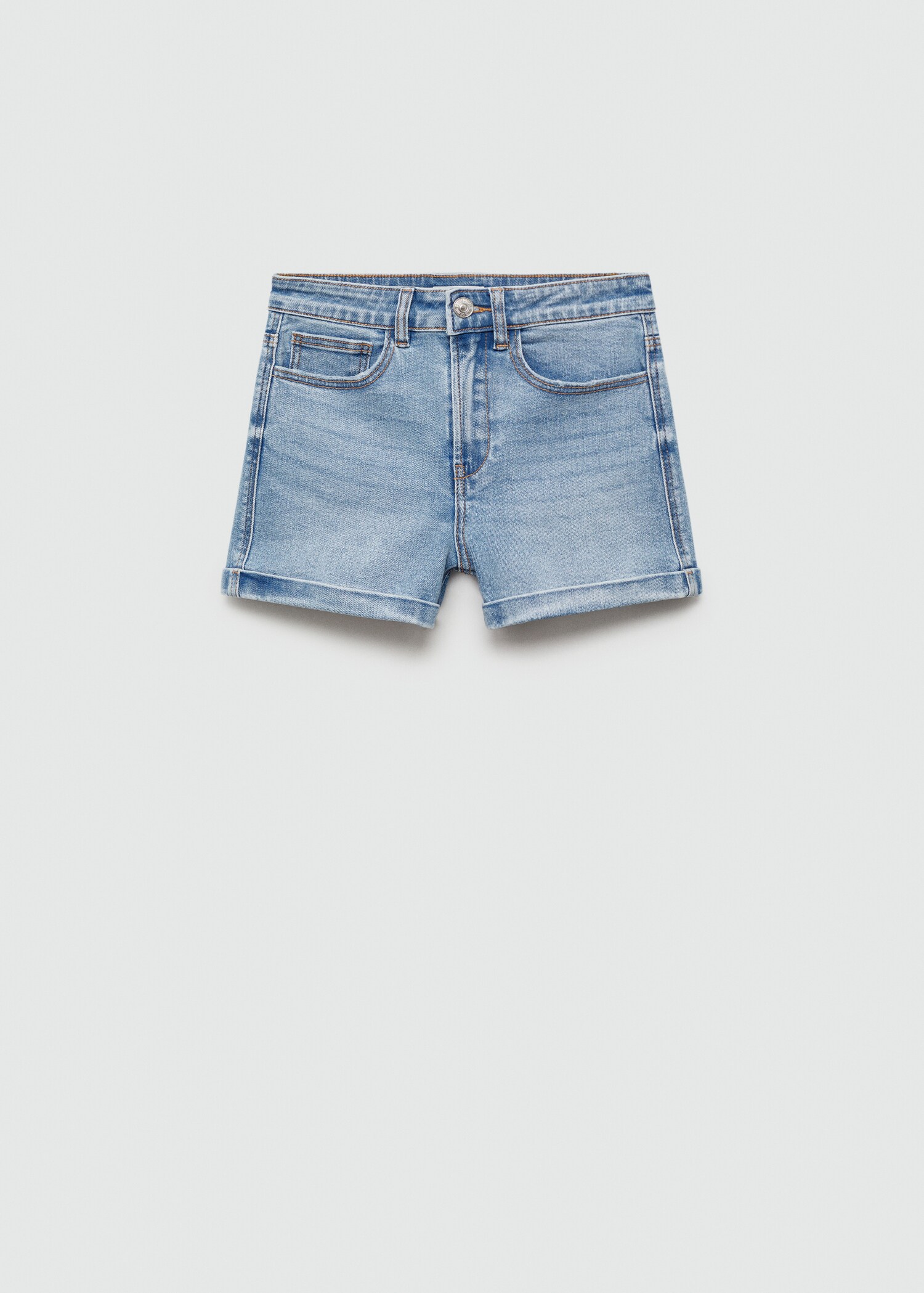Slim denim shorts - Article without model