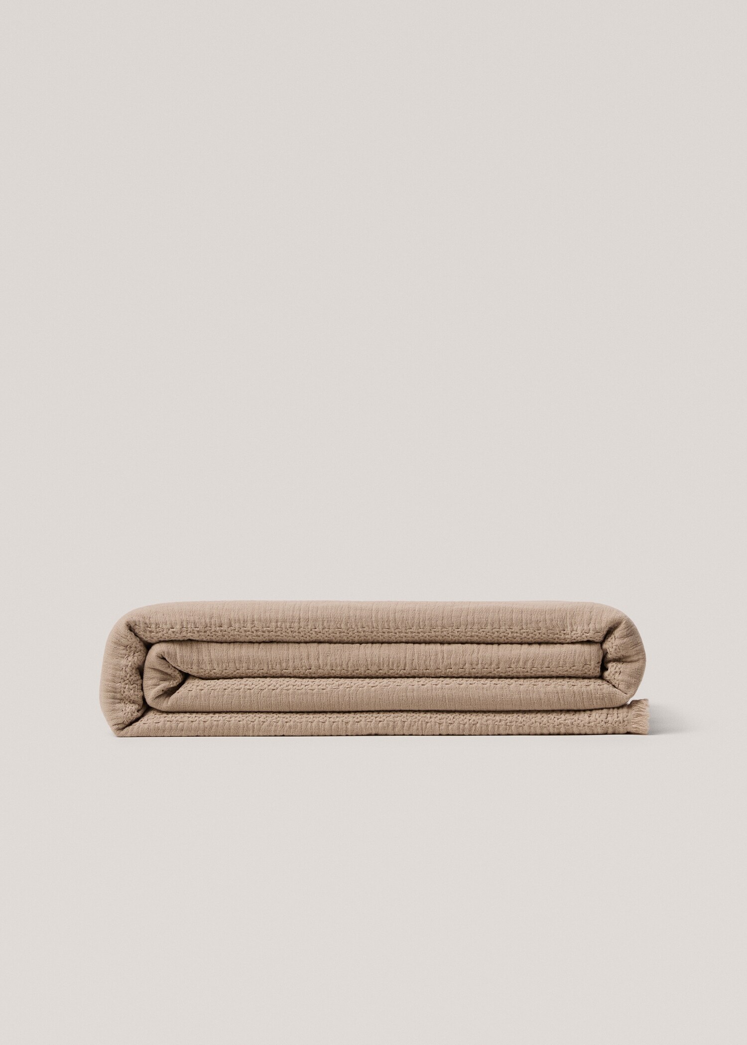 Textured cotton bedspread - Article without model