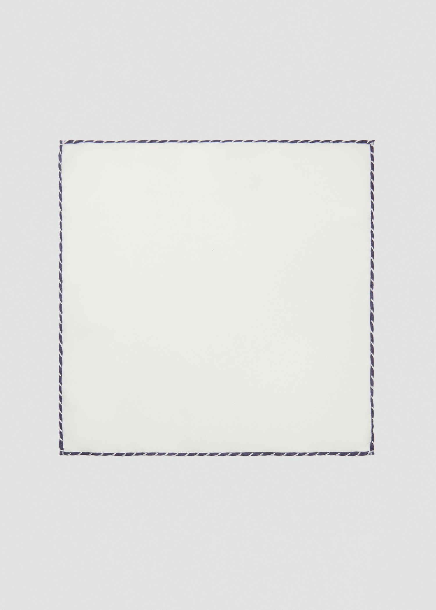 100% silk embroidered pocket handkerchief - Article without model