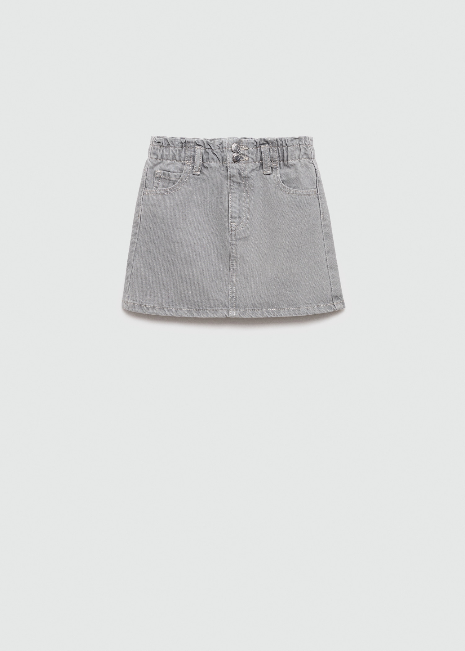 Paperbag denim skirt - Article without model