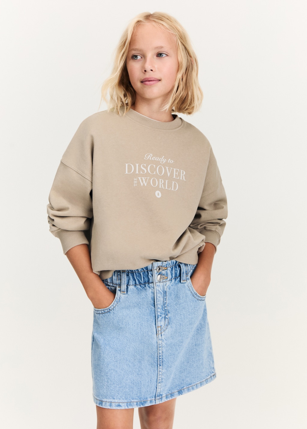 Jupe jean paper bag deals