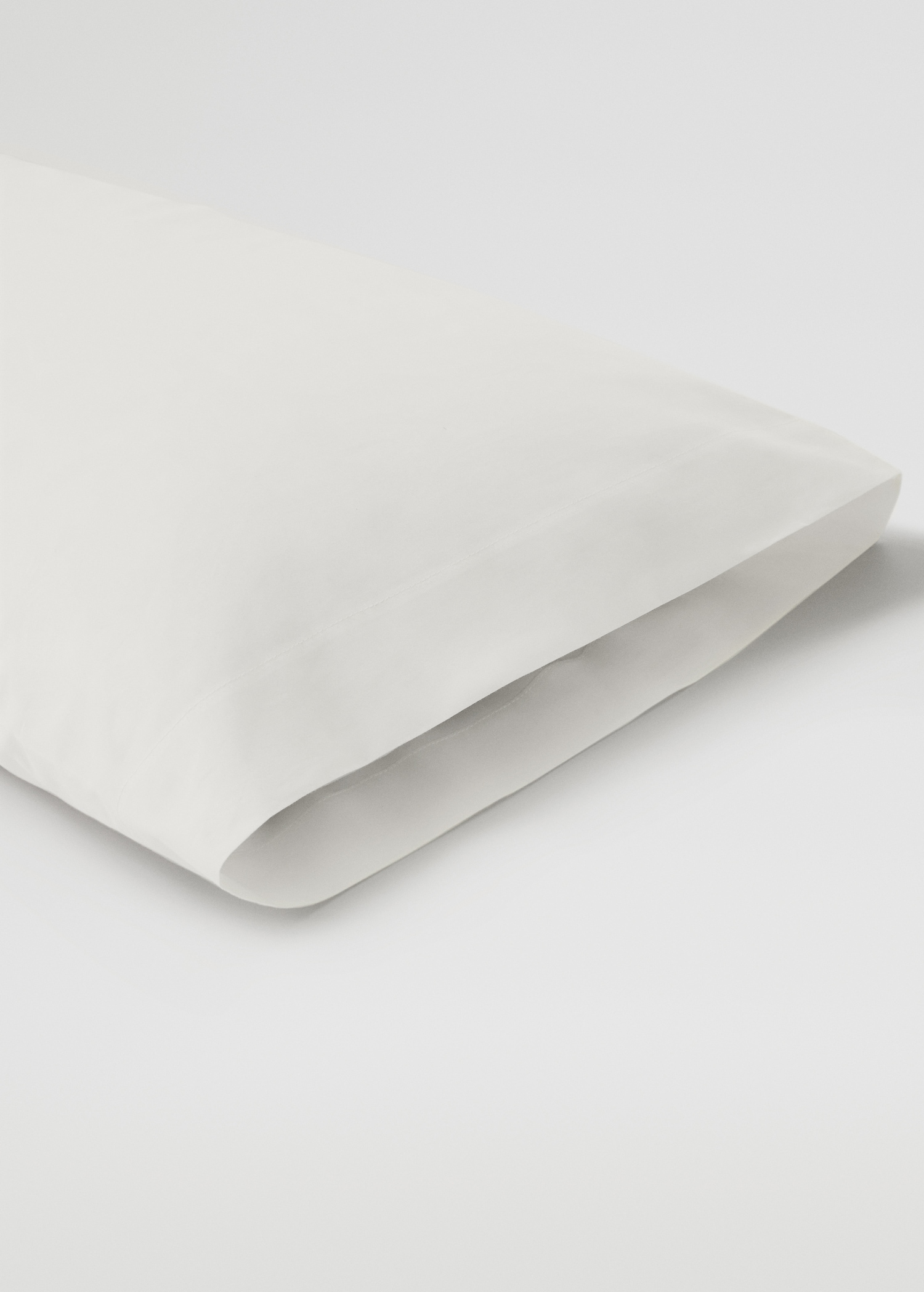 Percale cotton pillowcase 45x110cm - Details of the article 2