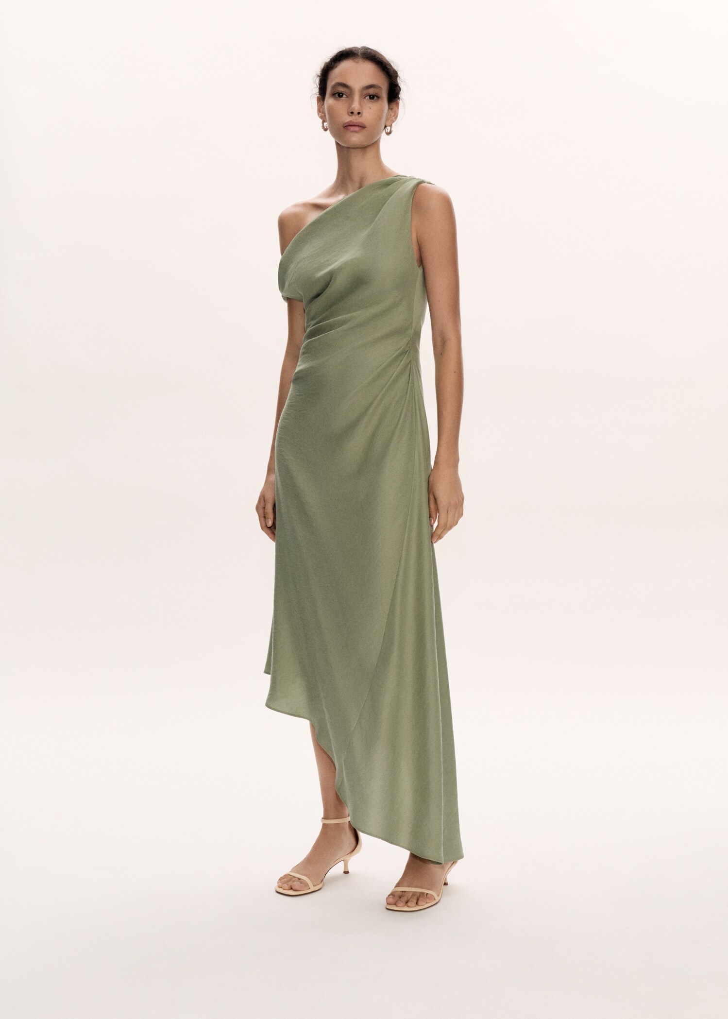 Asymmetrical pleated dress - Details of the article 7