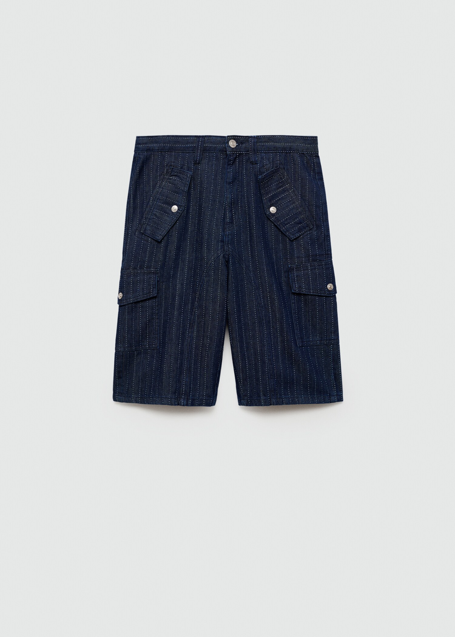 Bermudas vaqueras costuras decorativas - Artículo sin modelo