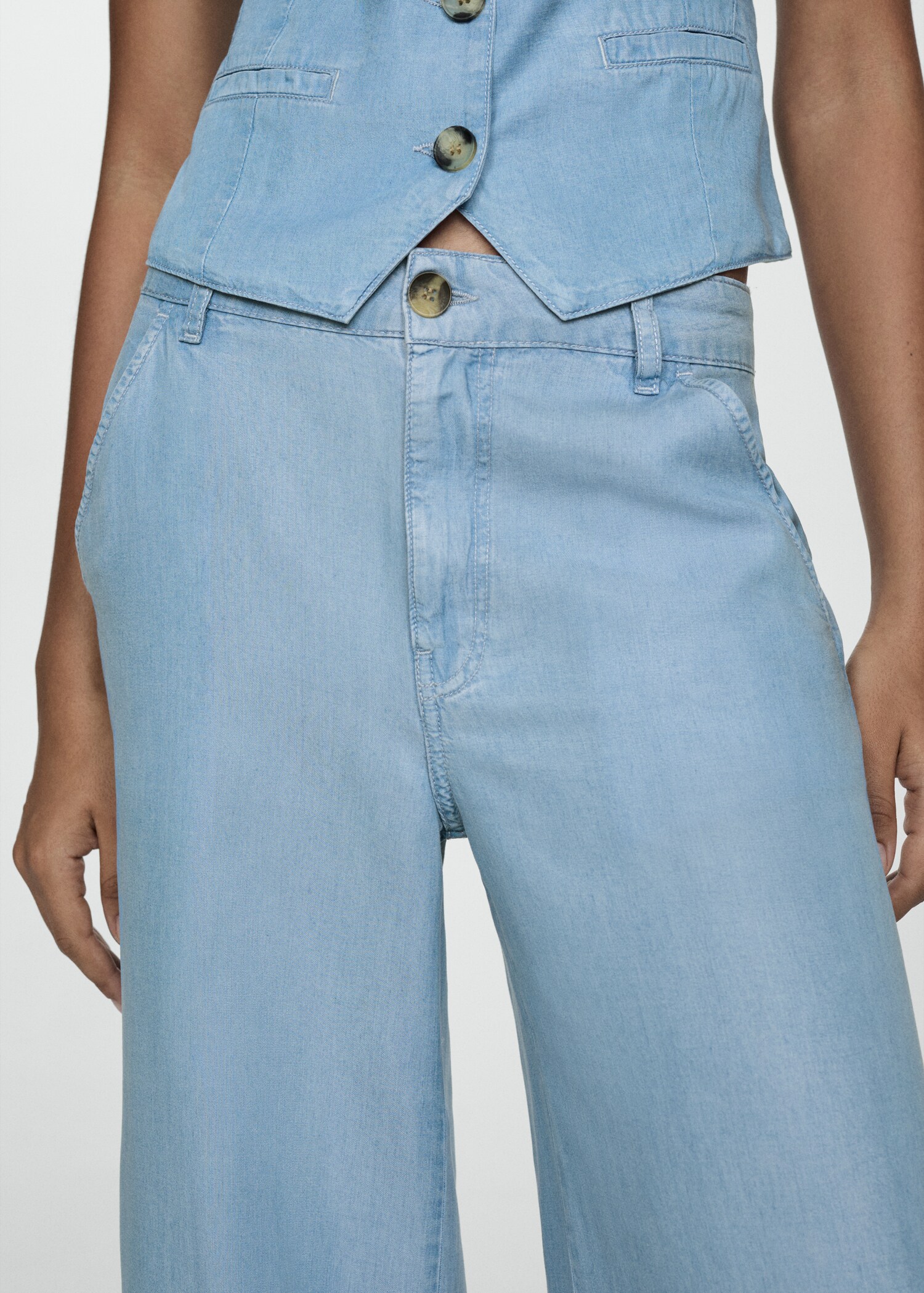 Pantalon wideleg Lyocell - Détail de l'article 6