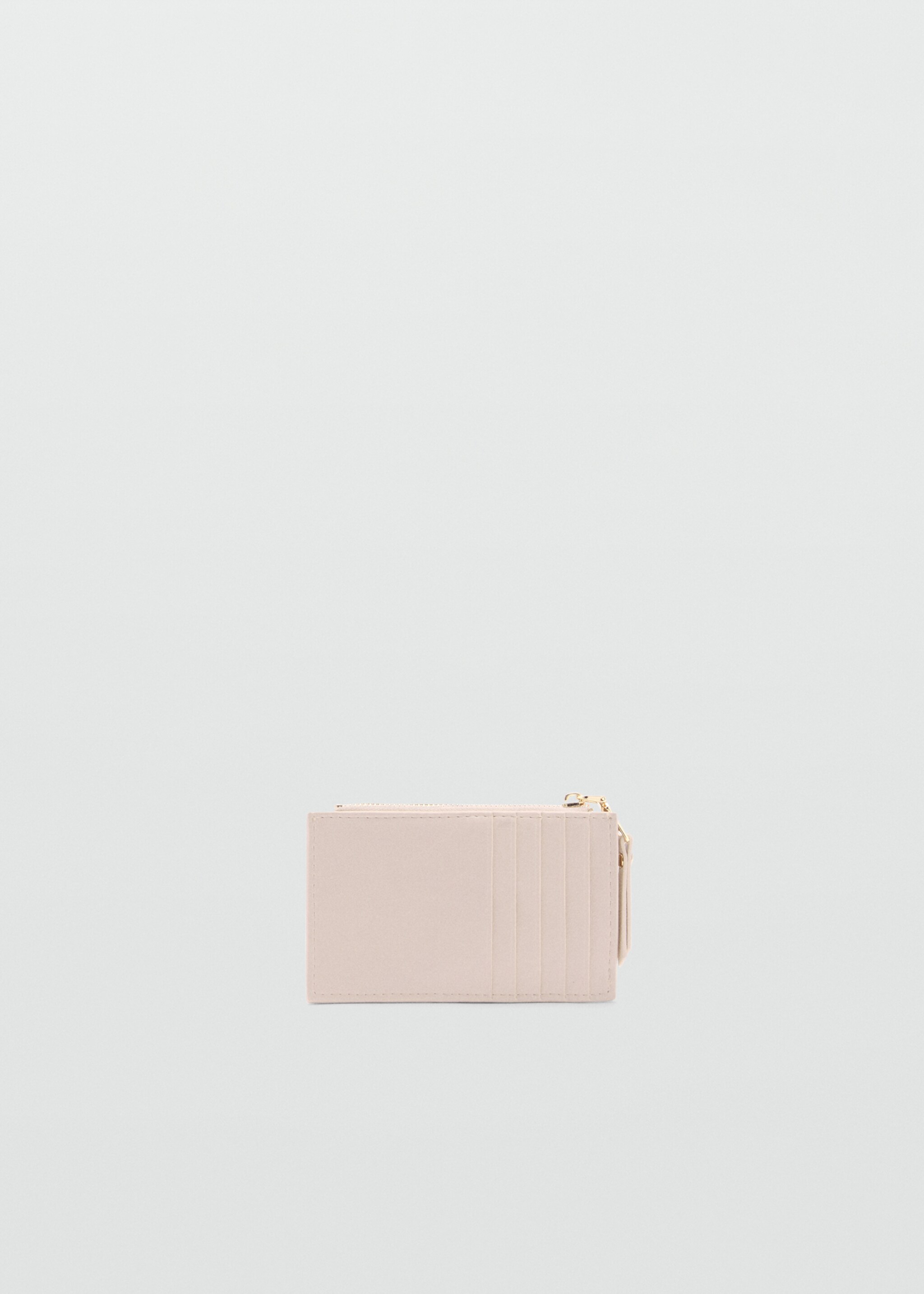 Card holder with decorative stitching - Details of the article 1