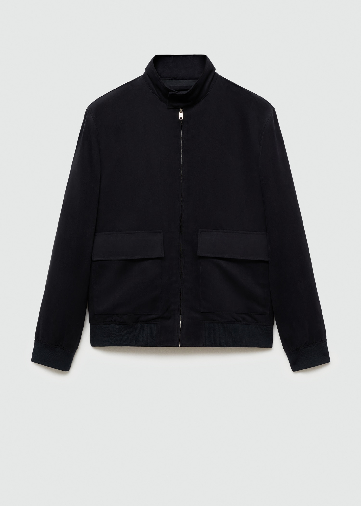 Blouson imitation daim fermeture Éclair - Article sans modèle