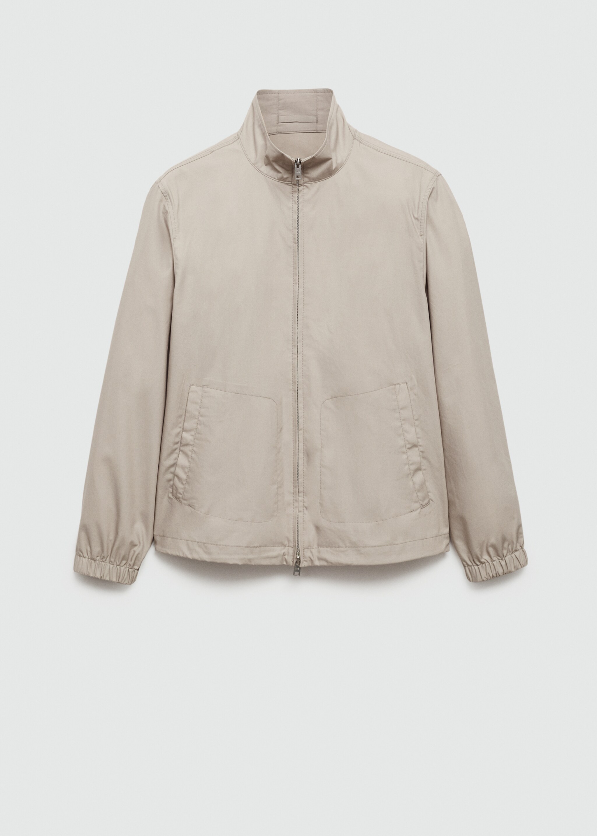 Zip-up lyocell jacket - Article without model