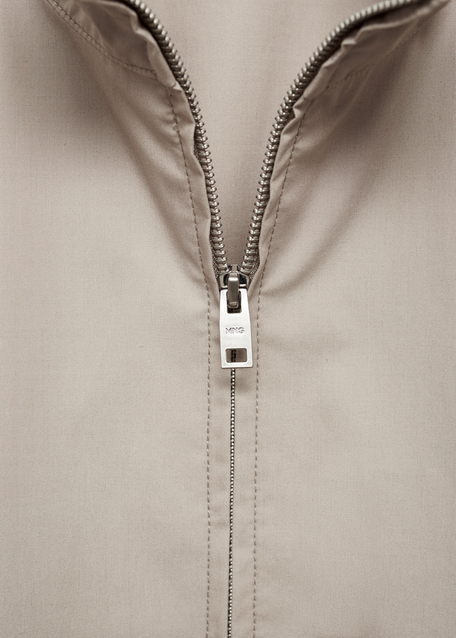 Zip-up lyocell jacket - Details of the article 8