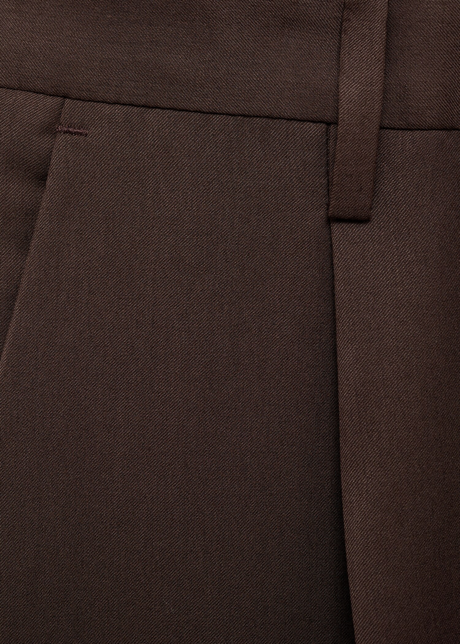 Regular-fit suit trousers with pleats - Details of the article 0