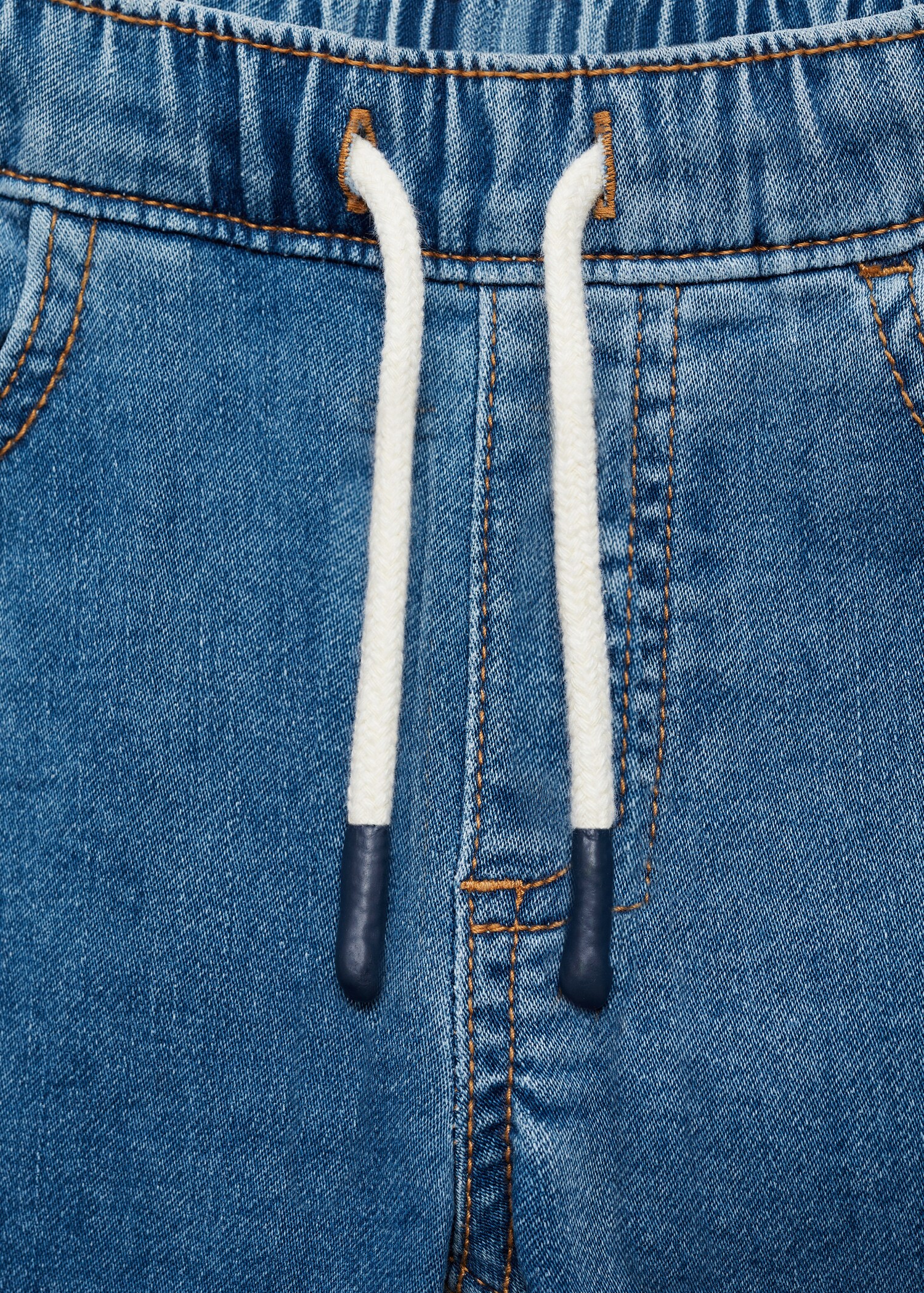 Drawstring waist jeans - Details of the article 8