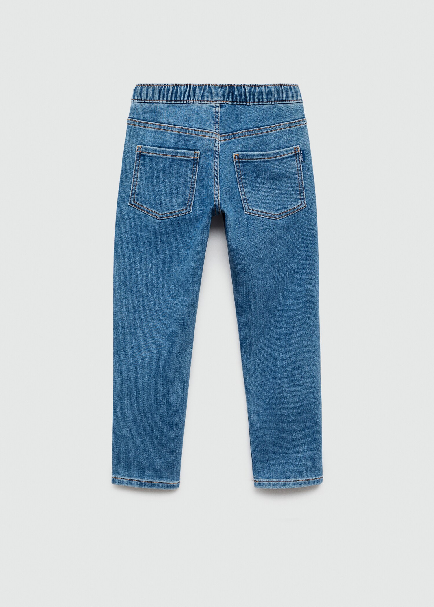 Drawstring waist jeans - Reverse of the article