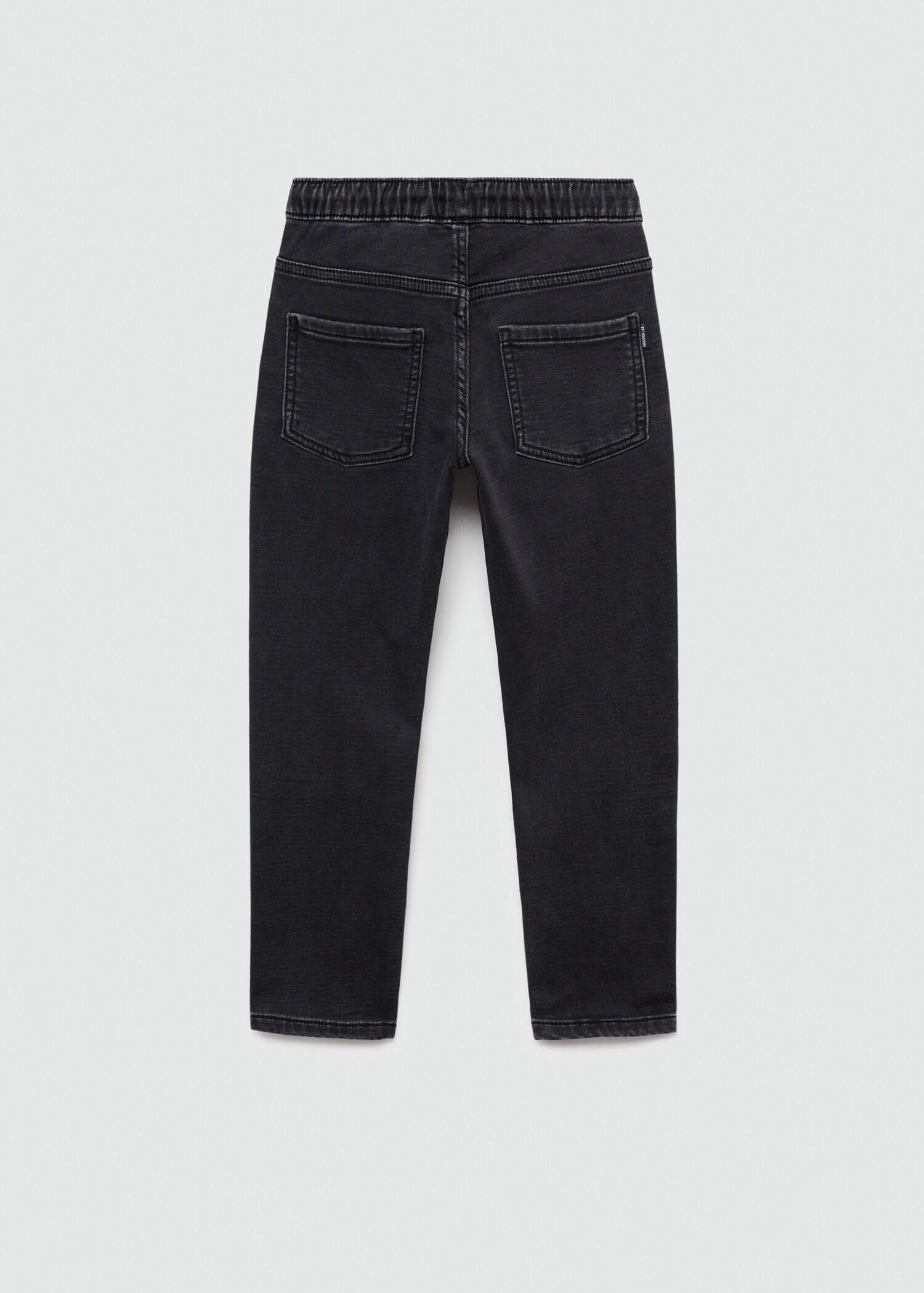 Drawstring waist jeans - Reverse of the article